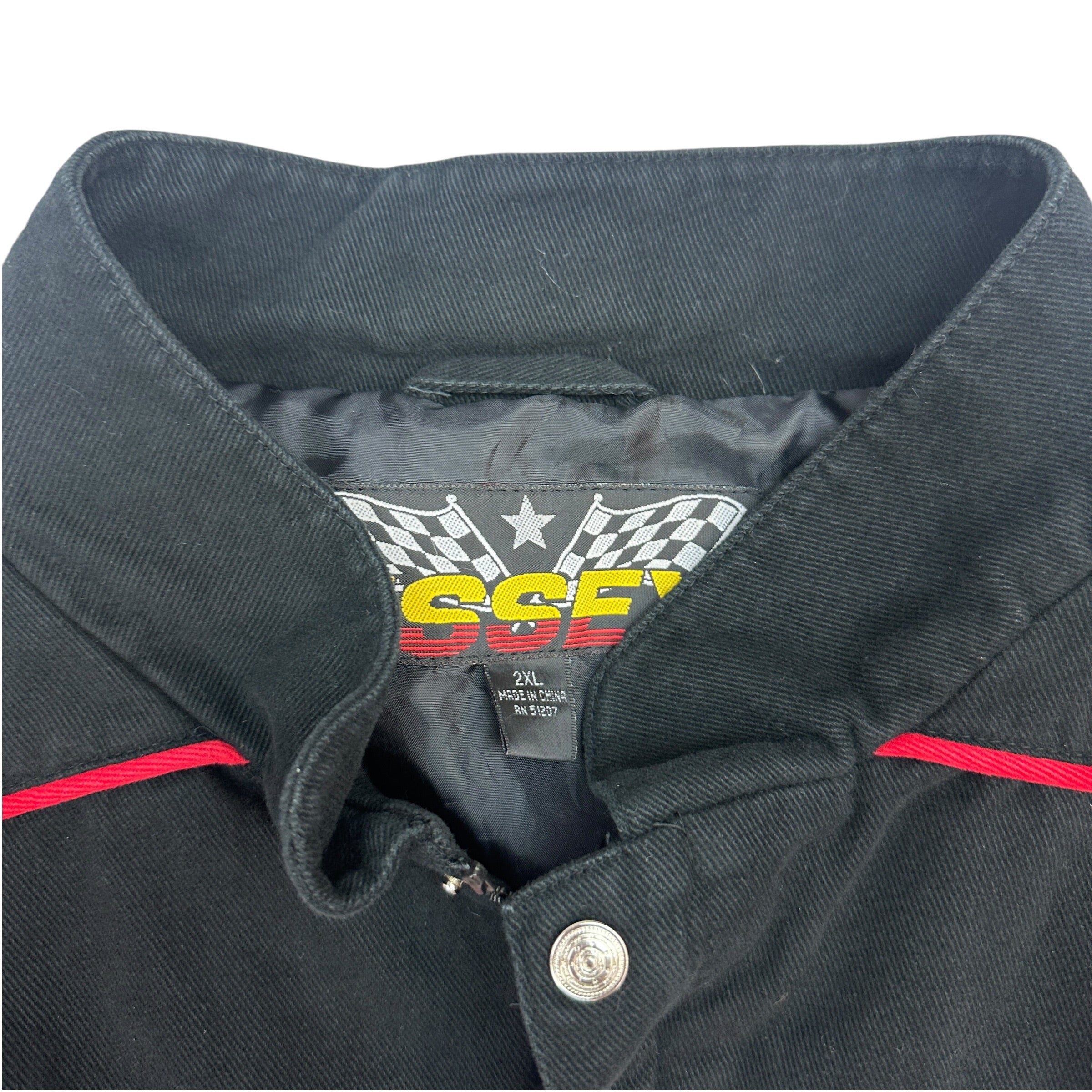 Vintage Nascar Chevrolet Racing Jacket Black/Red
