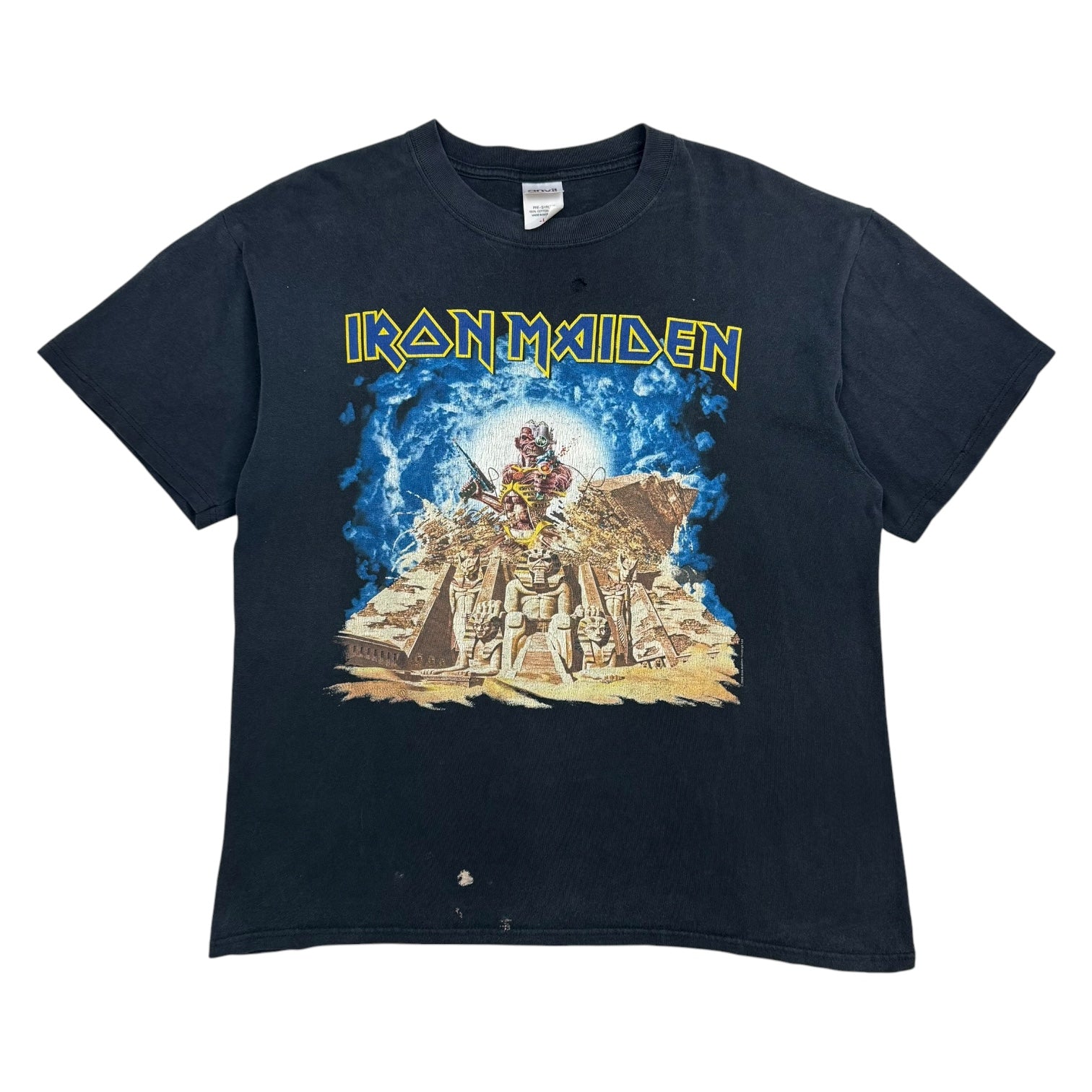 2008 Iron Maiden Somewhere Back In Time Tour Tee Black