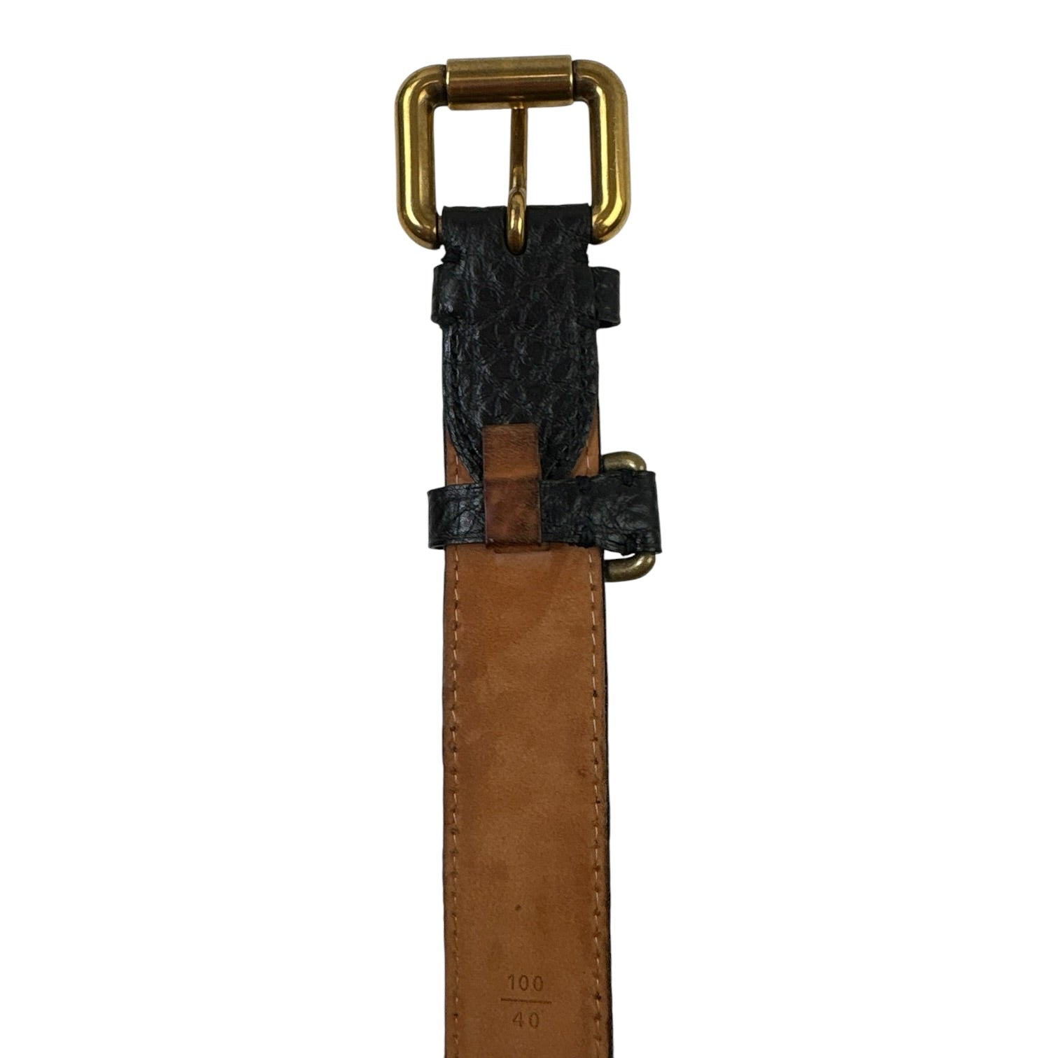 Louis Vuitton Marc Jacobs Monogram Denim Belt Black