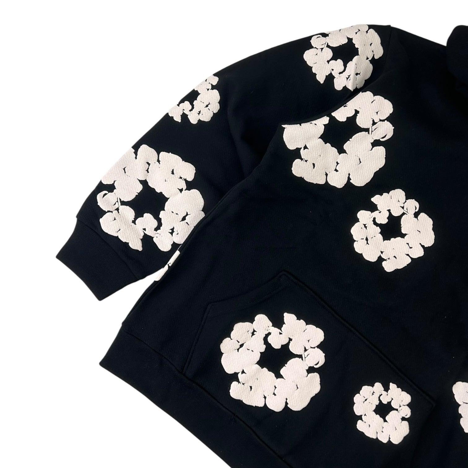 Denim Tears The Cotton Wreath Hoodie Black