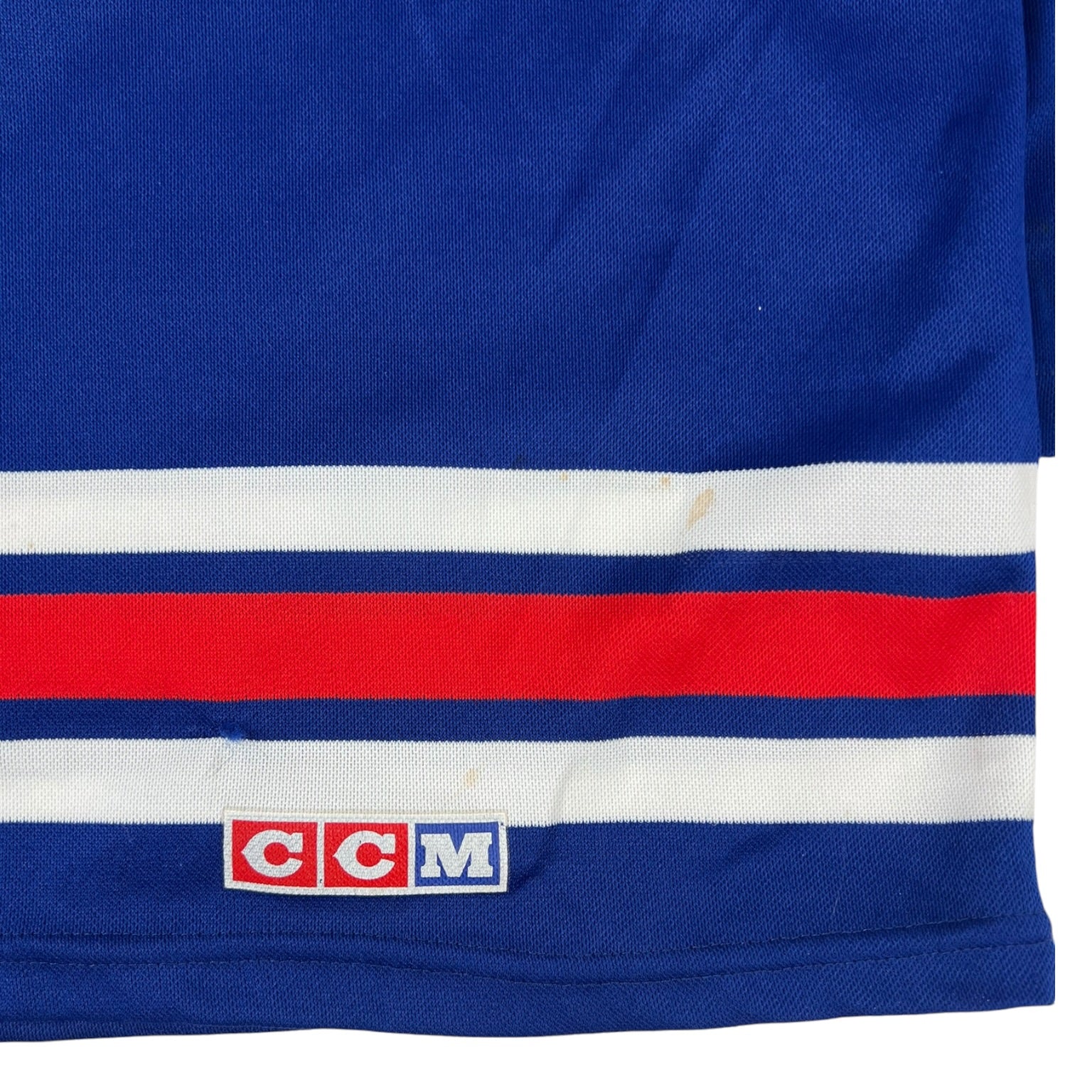 Vintage CCM New York Rangers Jersey Blue
