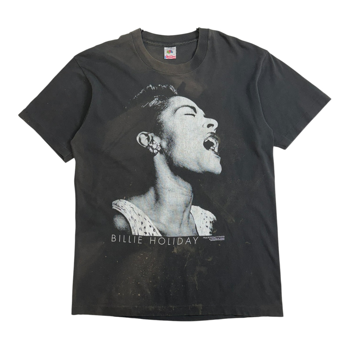 Vintage 1990 Billie Holiday T-Shirt Black