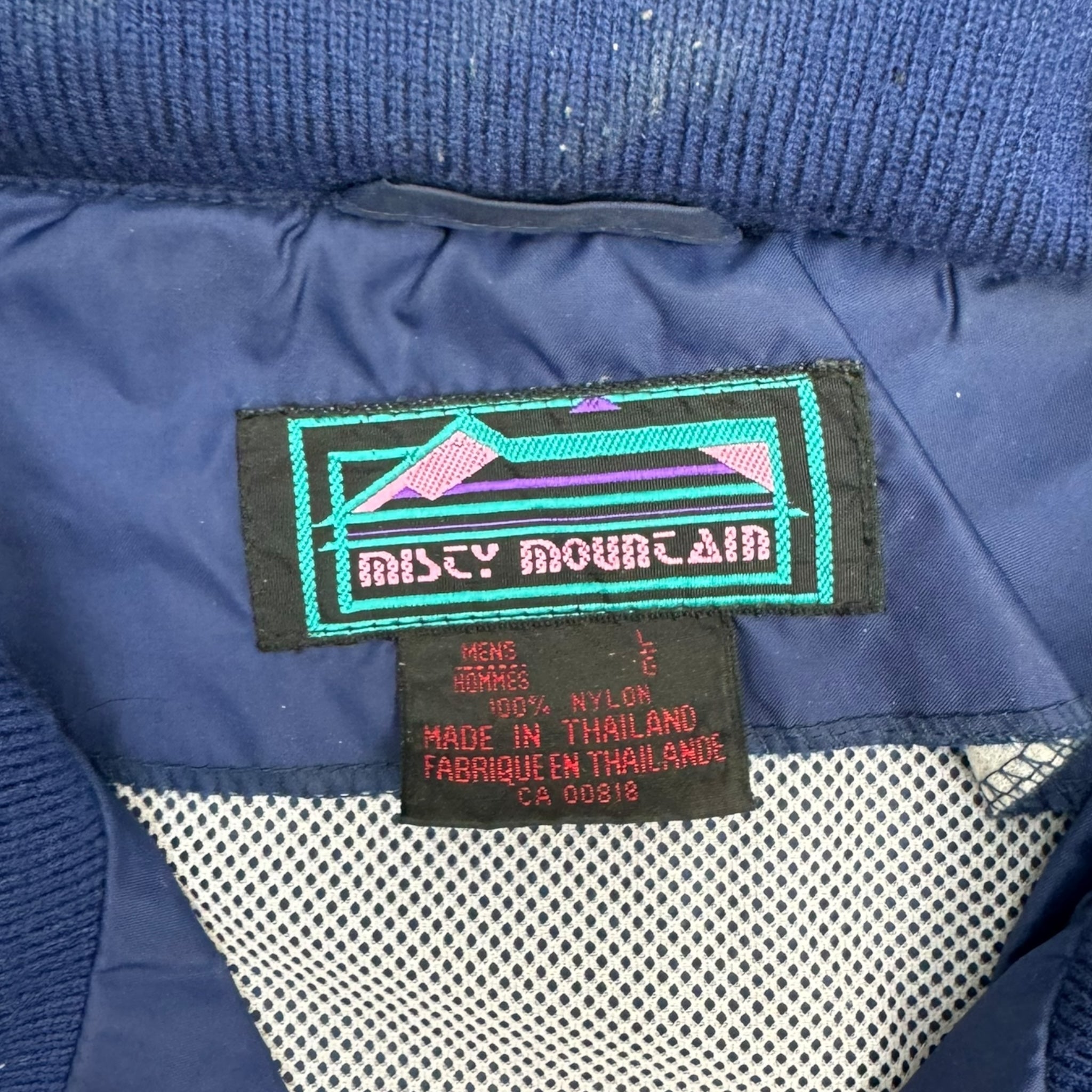 Vintage Apple Misty Mountains Wind Breaker