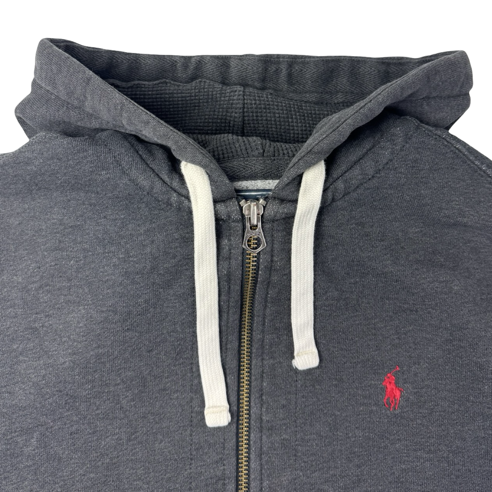 Vintage Polo Ralph Lauren Zip Up Hoodie Grey