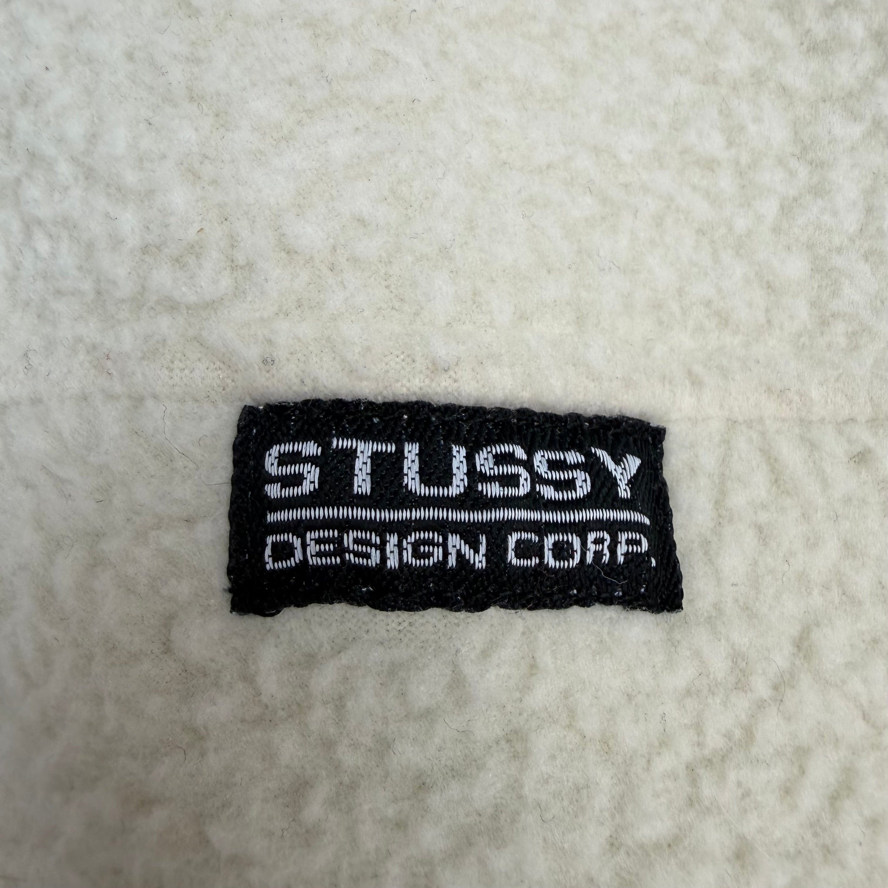 Stussy Nylon Mock Neck Fleece Cream
