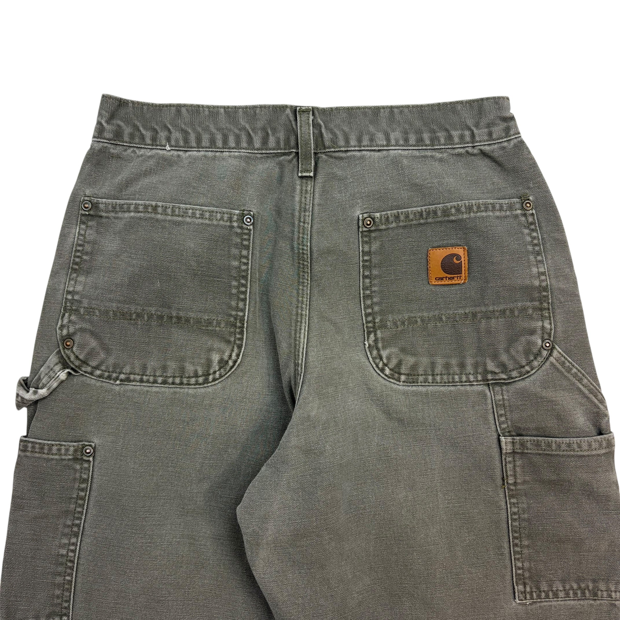 Vintage Carhartt Double Knee Pants Moss Green
