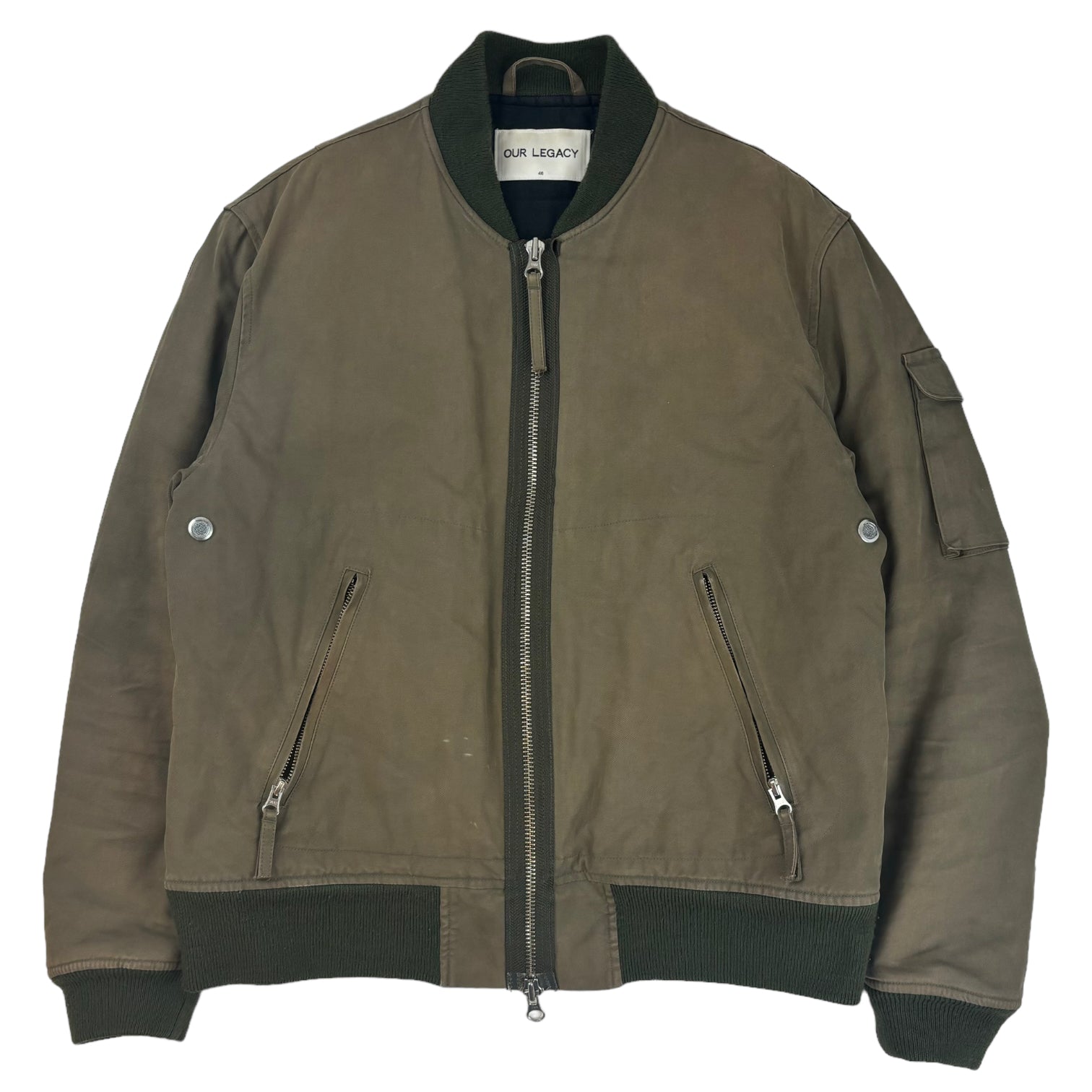 2014 Our Legacy Bomber Jacket Faded Olive