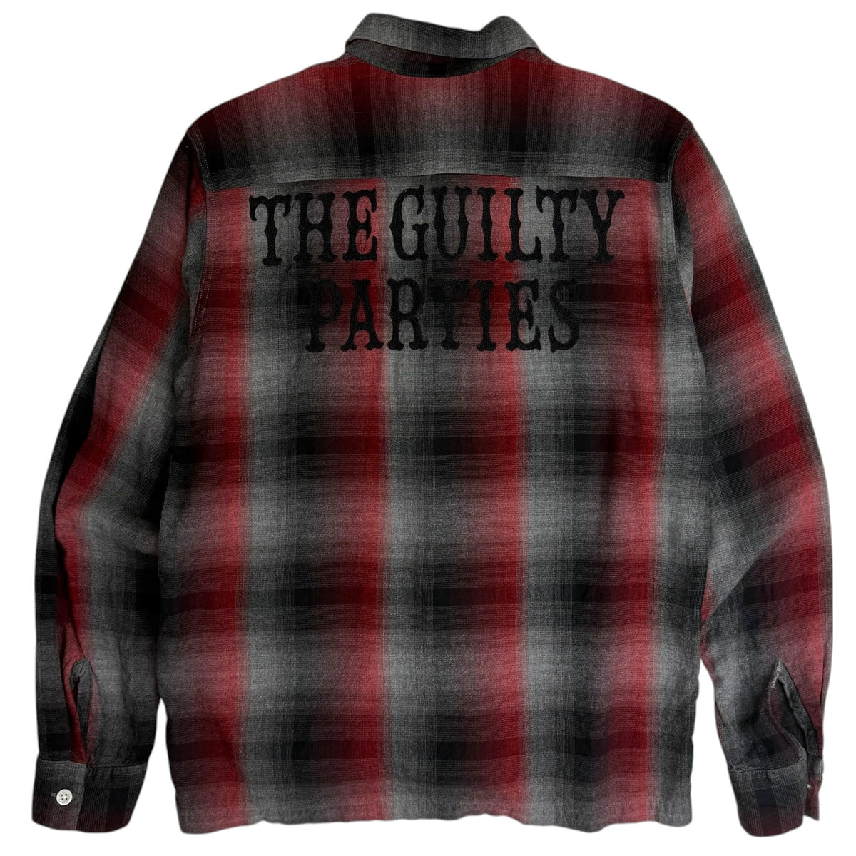 Wacko Maria The Guilty Parties Chainstitch Flannel Red