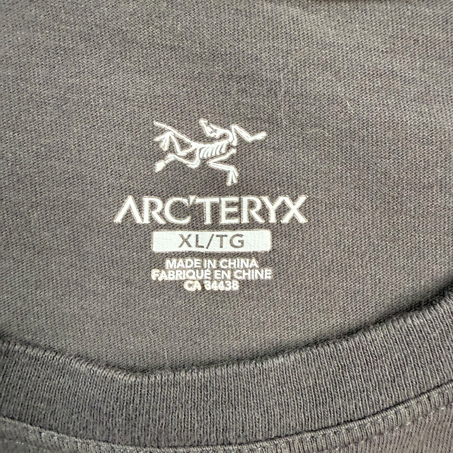 Arc’teryx Bird Logo Tee Dark Grey