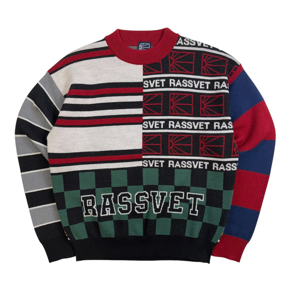 RAASVET Multi Panel Crewneck Jumper Multicolour