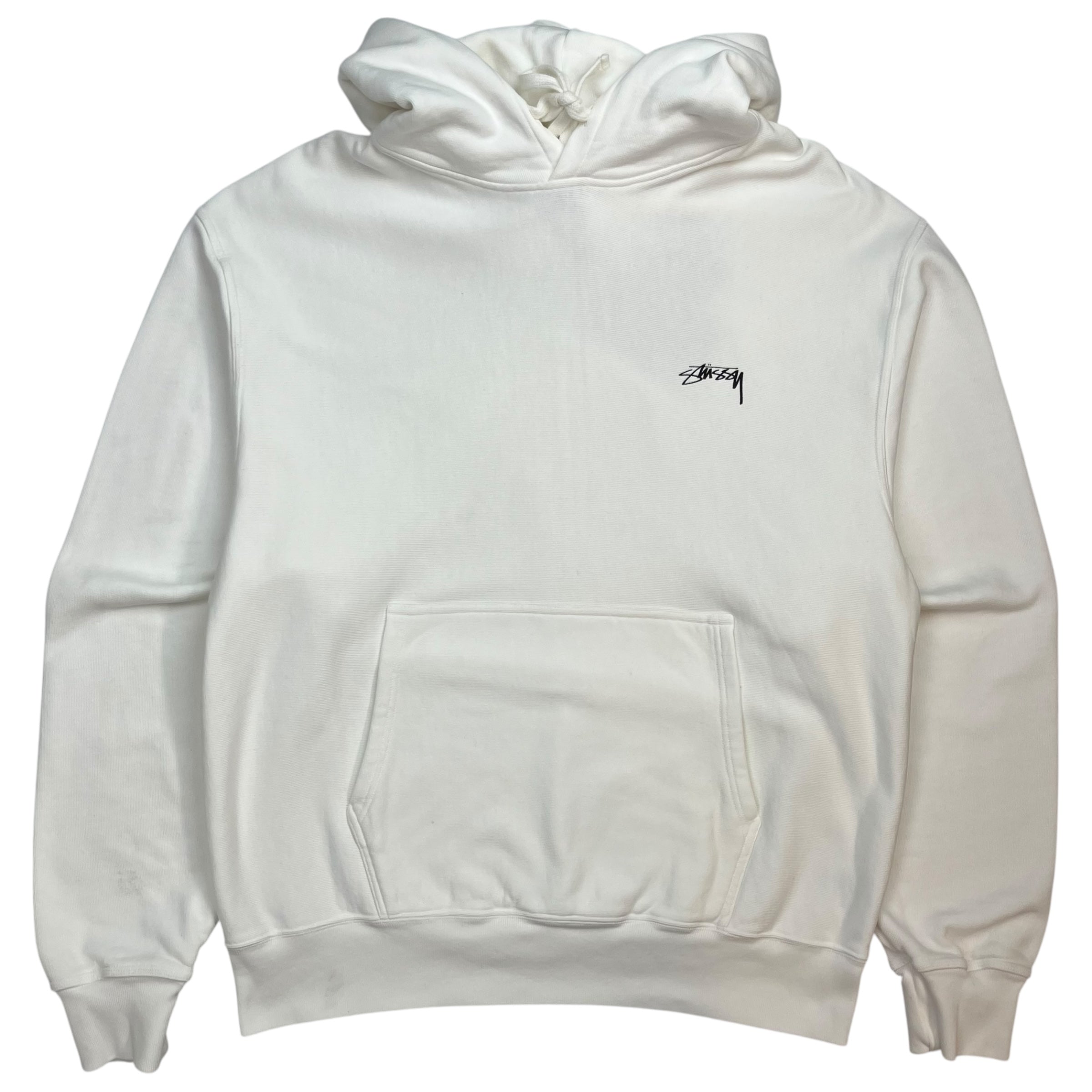 Stussy Blank Hoodie White