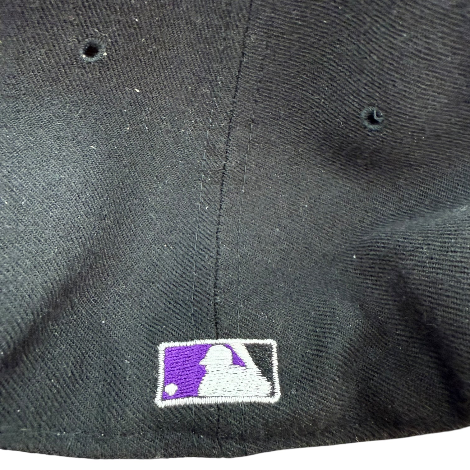 Vintage New Era Colorado Rockies Fitted Hat Black