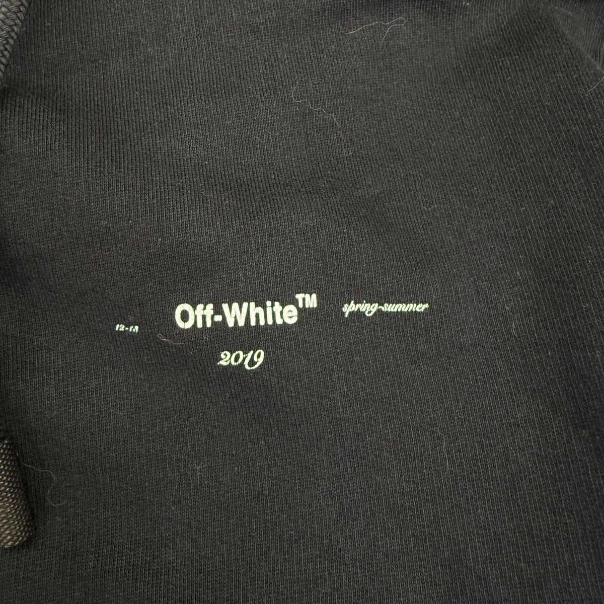 Off-White Impressionism Arrows Zip Up Hoodie Black