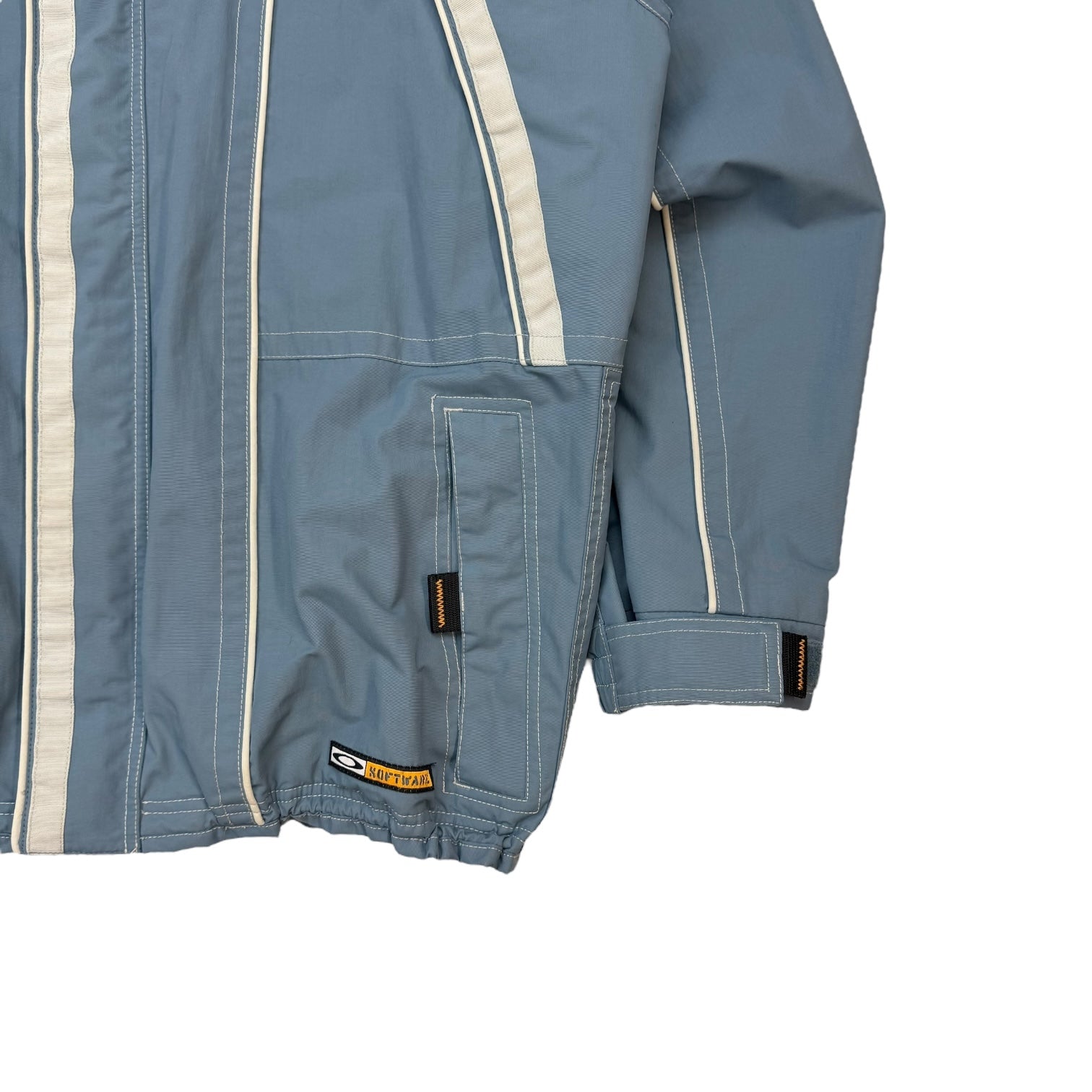 Vintage Oakley Software Windbreaker Jacket Light Blue