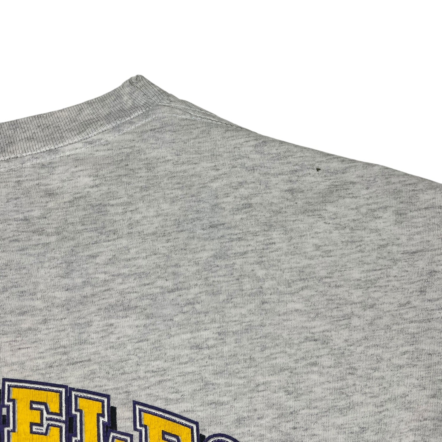 Vintage Nutmeg Mills NBA Los Angeles Lakers Caricature Graphic T-Shirt