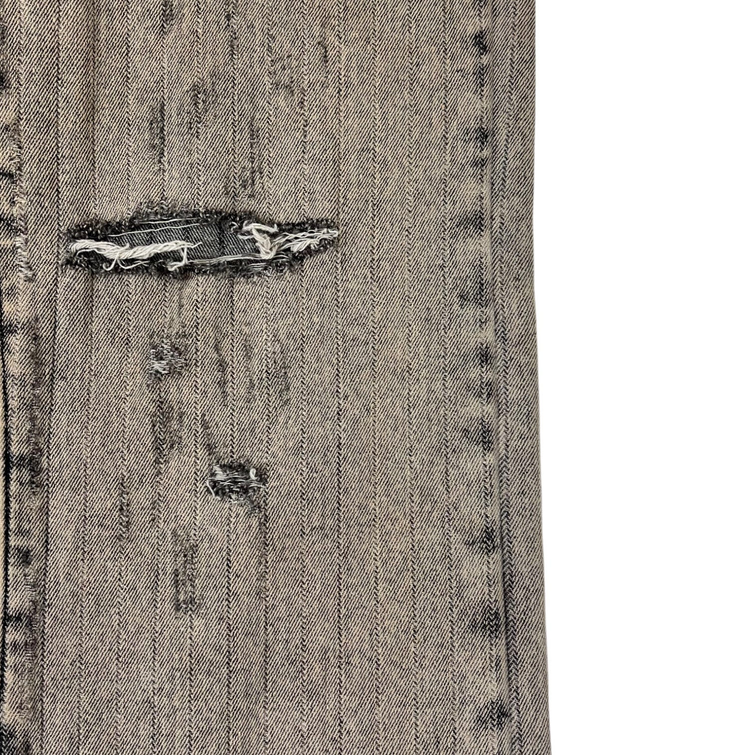 Basketcase Gallery LAX Flared Denim Pants Grey