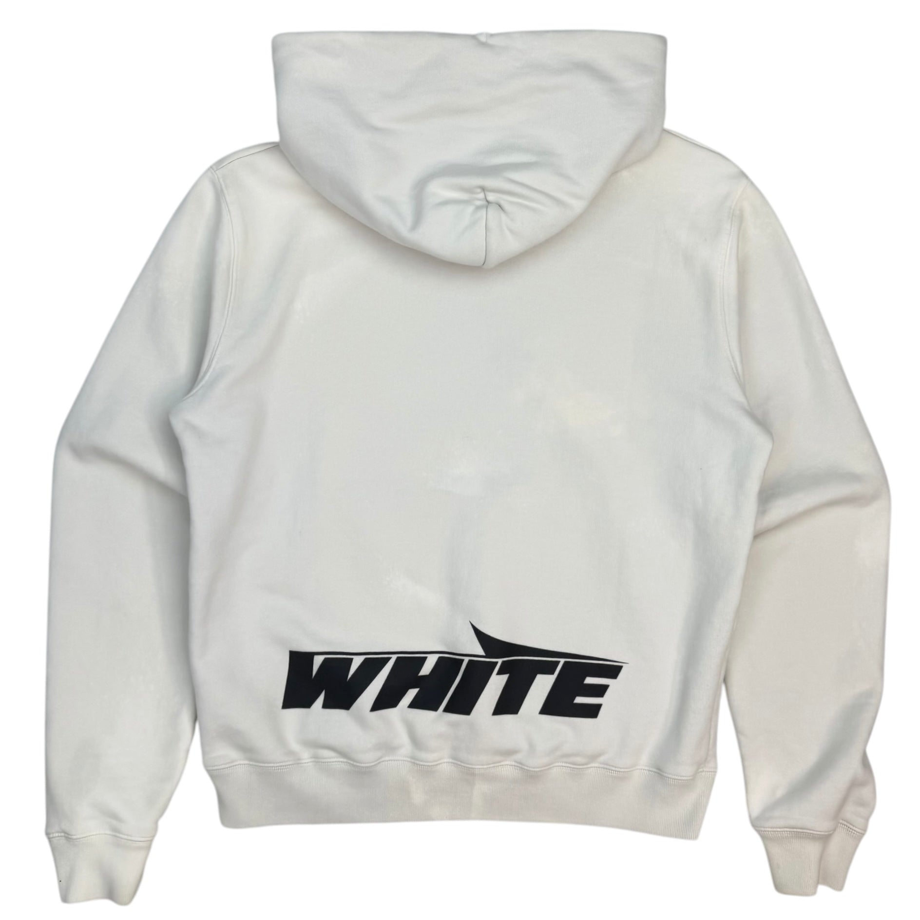 Off-White Wing Off Logo Hoodie White