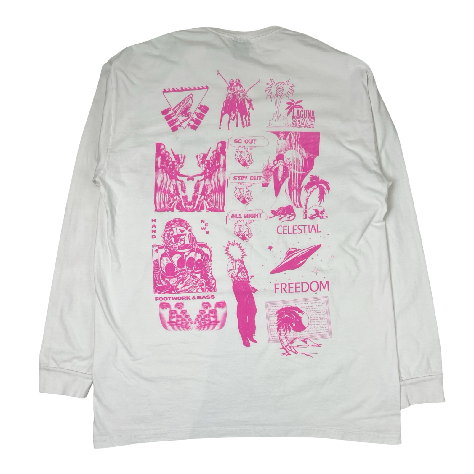 Stüssy Mash Pigment Dyed Long Sleeve T-Shirt
