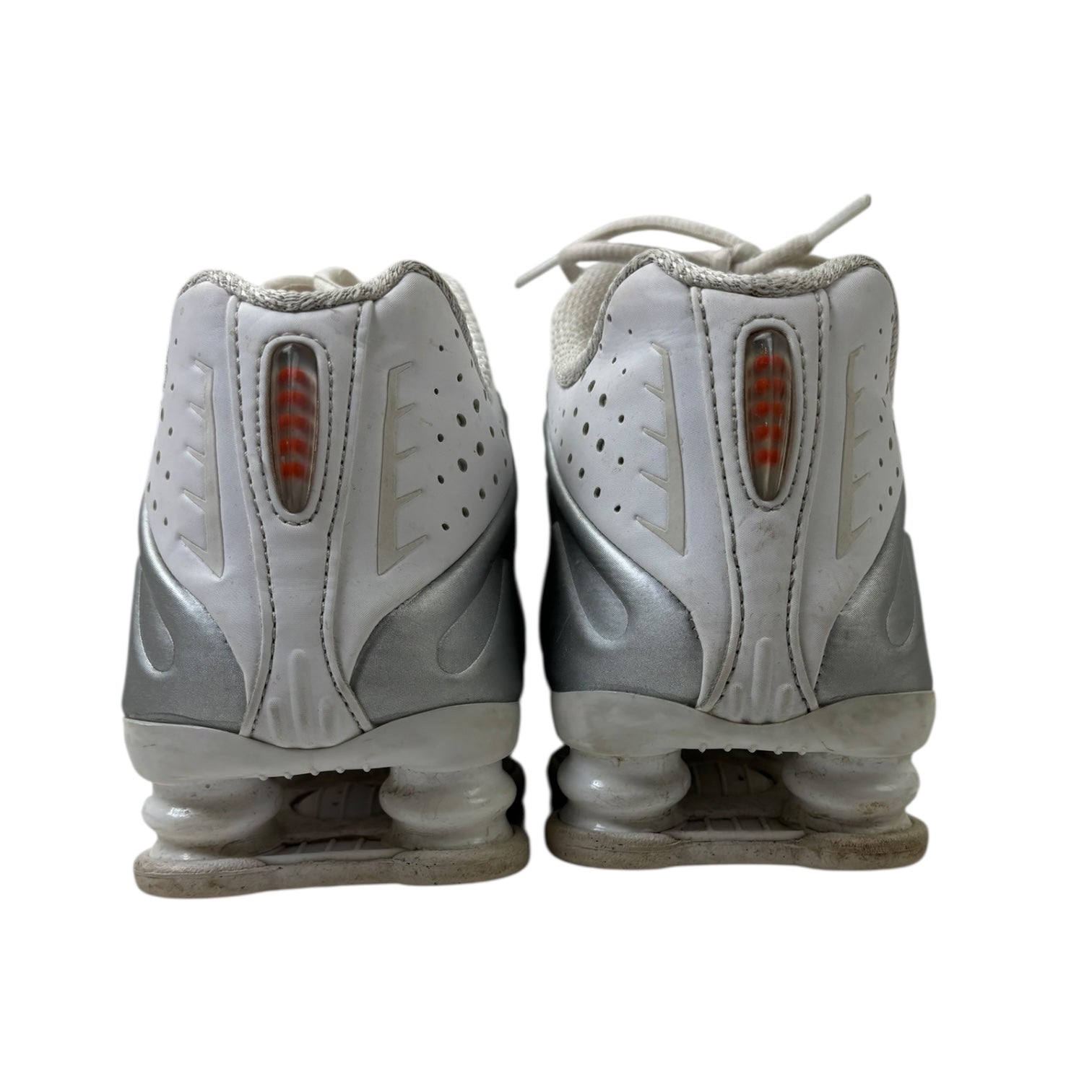 Nike Shox R4 White Metallic Silver (W) (Used)