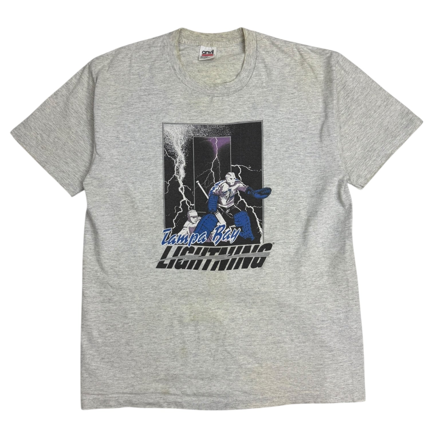Vintage Tampa Bay Lightning T-Shirt Grey