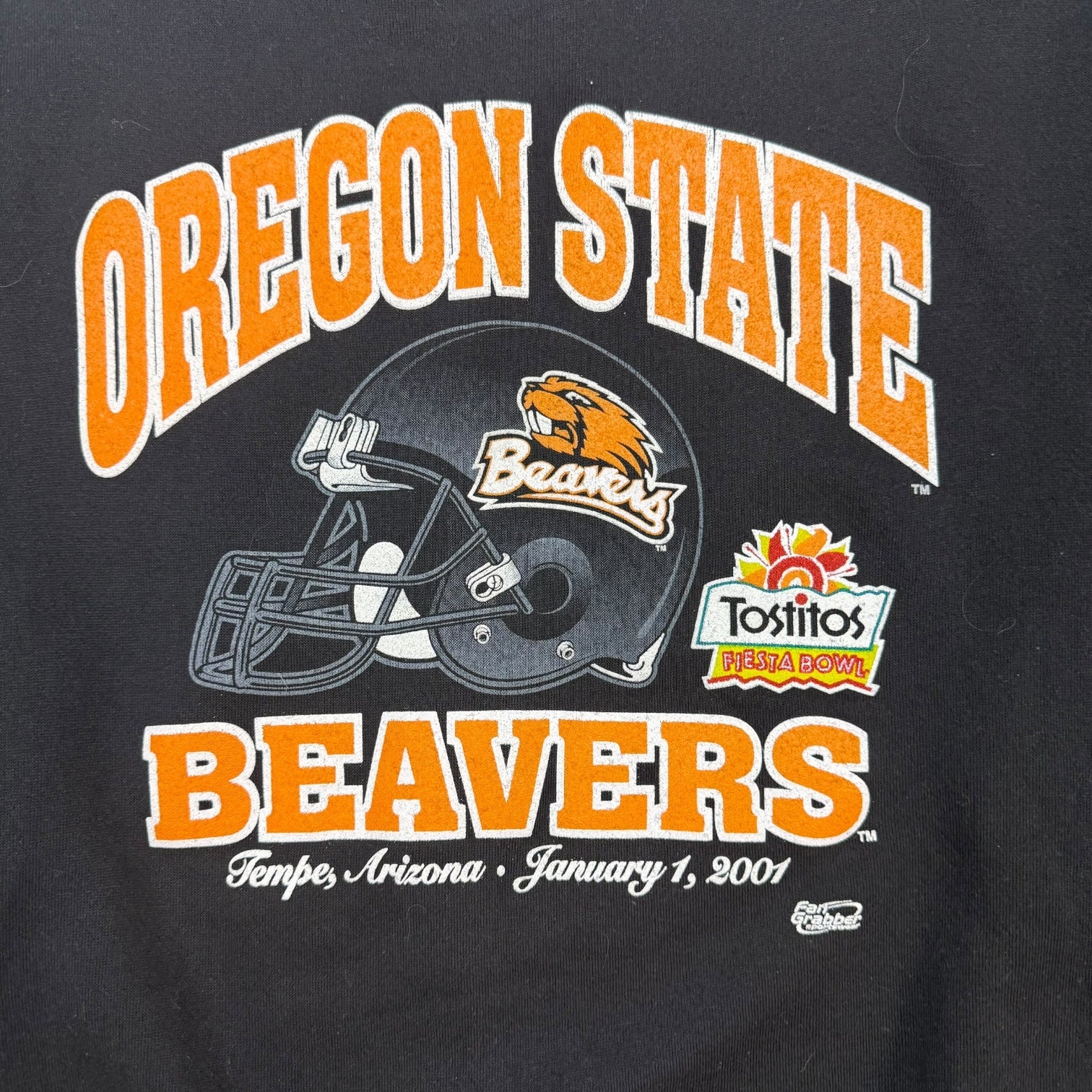 Vintage Oregon State Beavers Crewneck Black