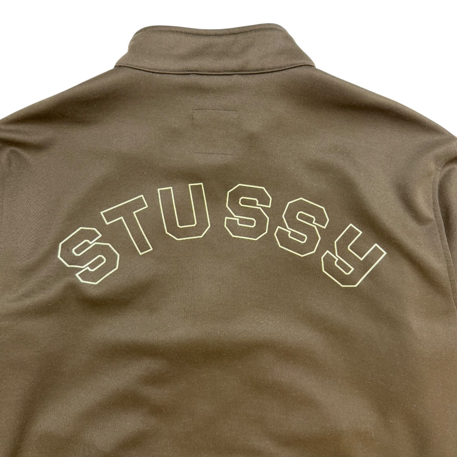 Stussy Zip Up Track Jacket Brown/Biege