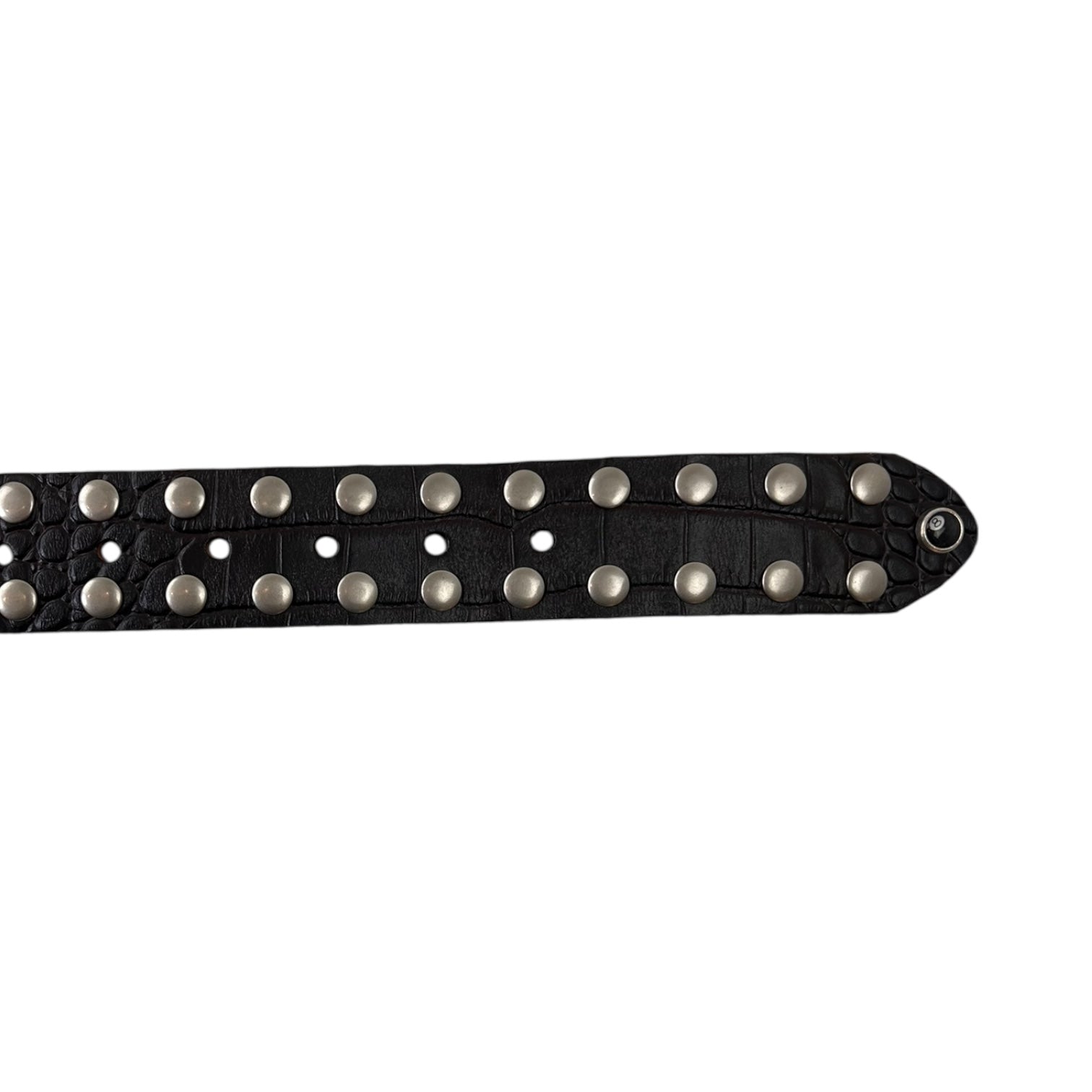 Stussy 8 Ball Studded Belt Brown