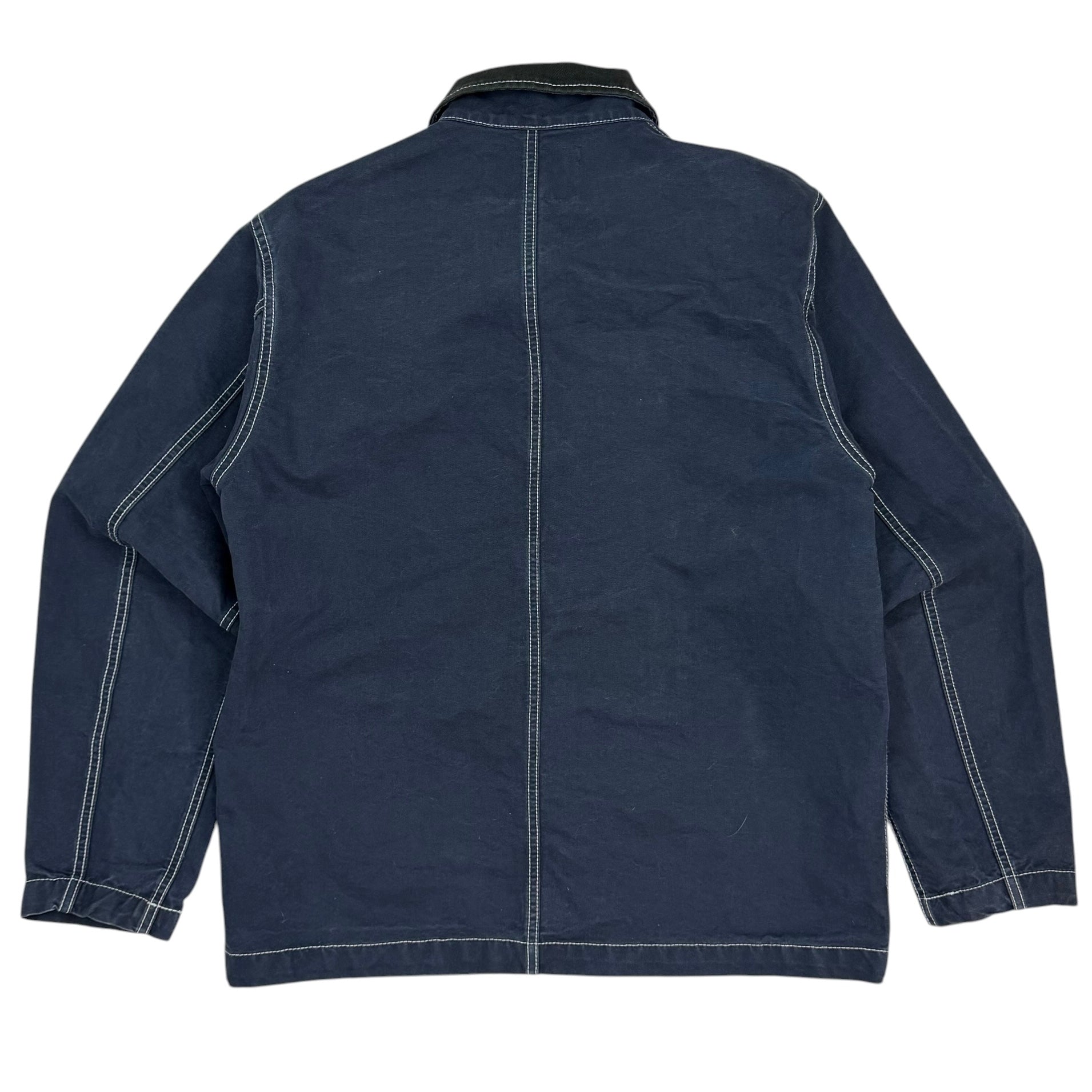 Stussy Brushed Moleskin Chore Jacket Navy