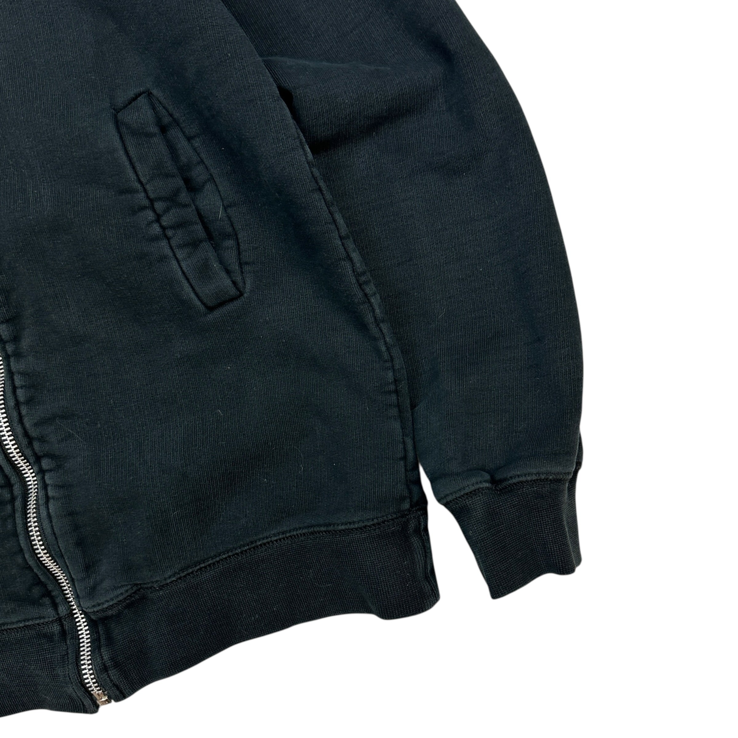 (W) Vintage Y2K French Connection Zip Up Sweater Black