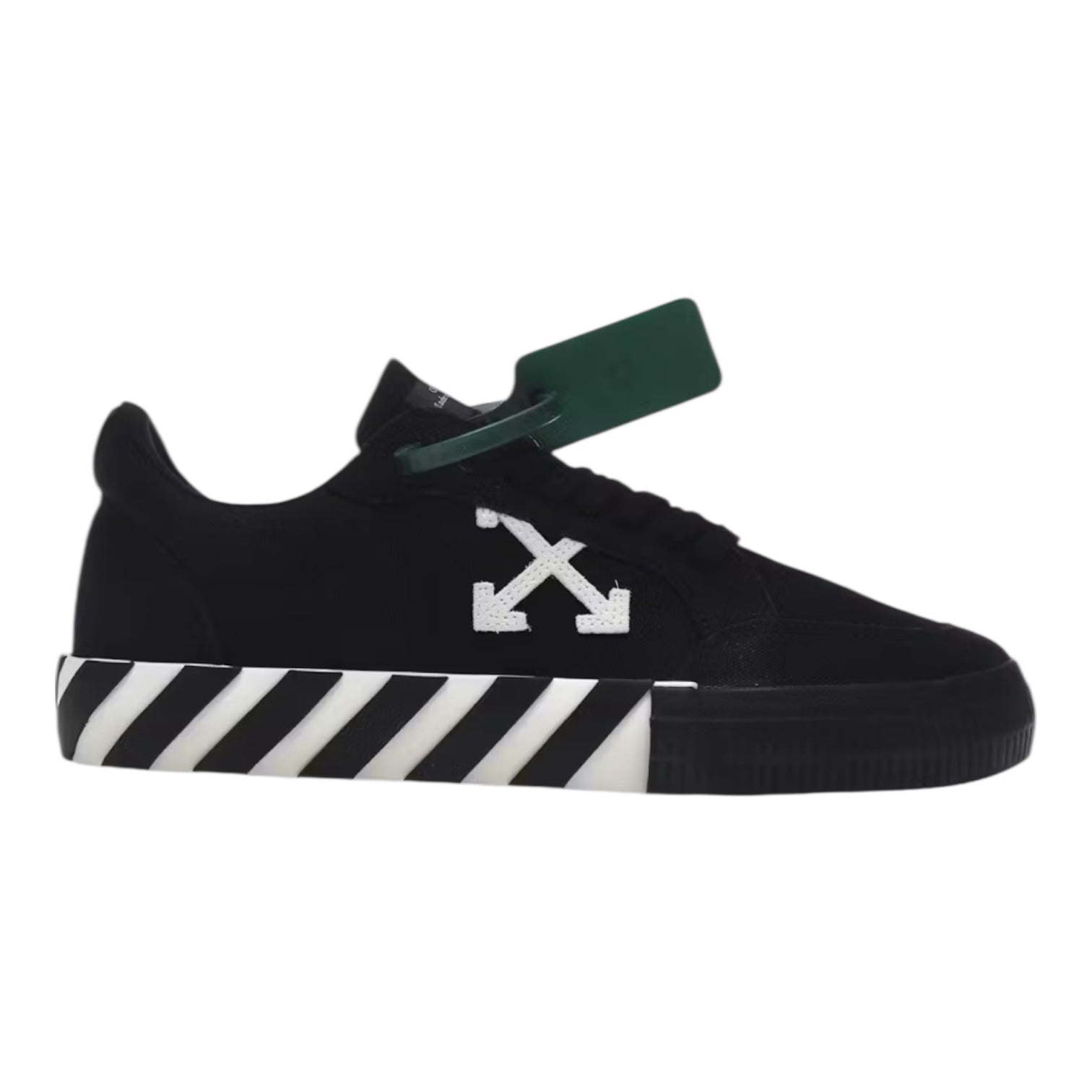 OFF-WHITE Vulc Low Leather Black White (2022) (Used)