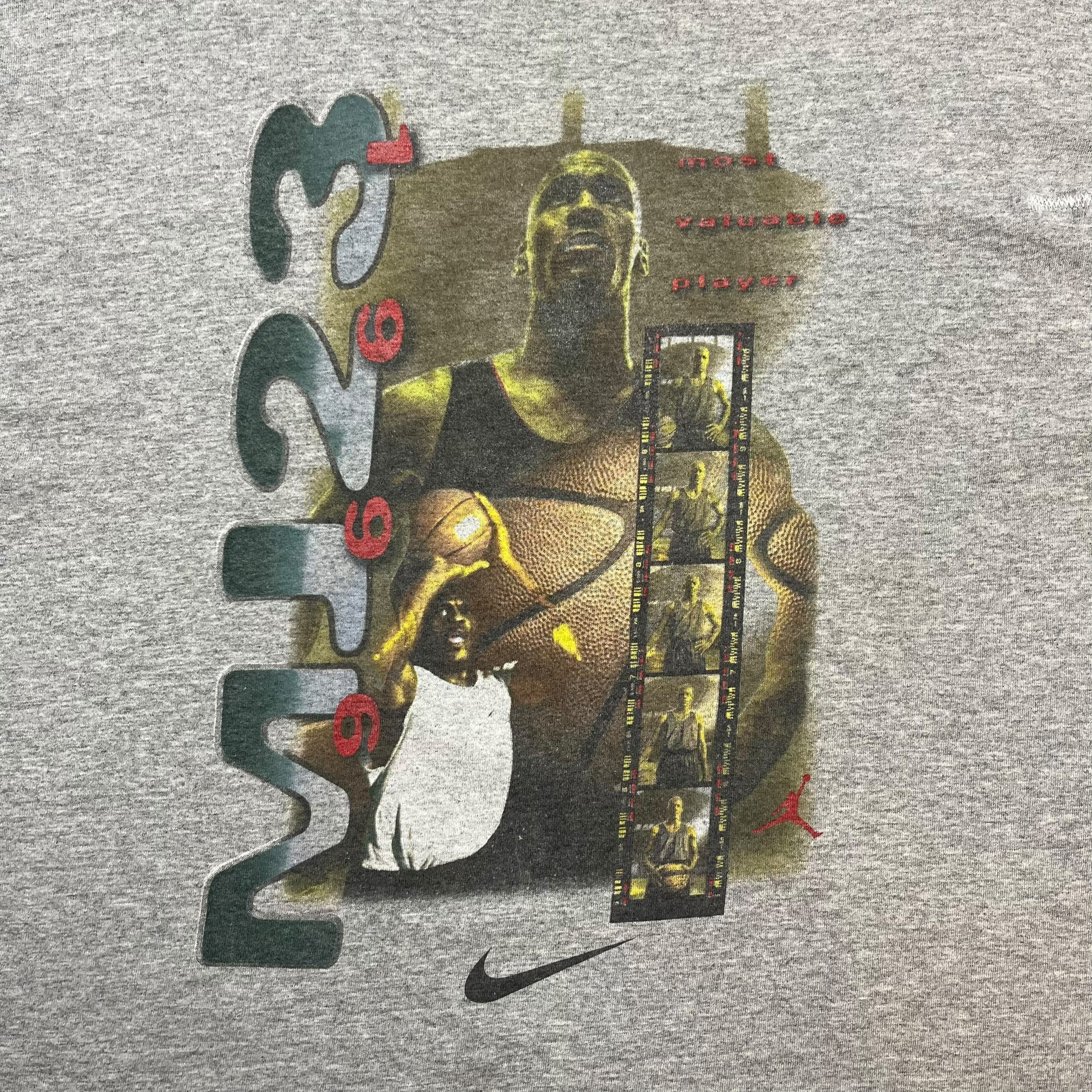 1996 Nike Michael Jordan MVP Tee Grey/Black