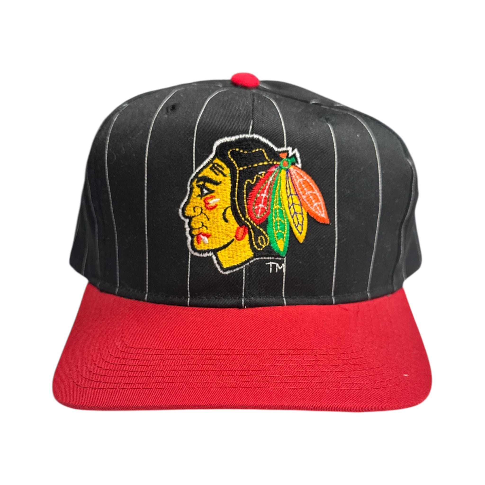 Vintage Chicago Blackhawks Pinstripe Starter Hat