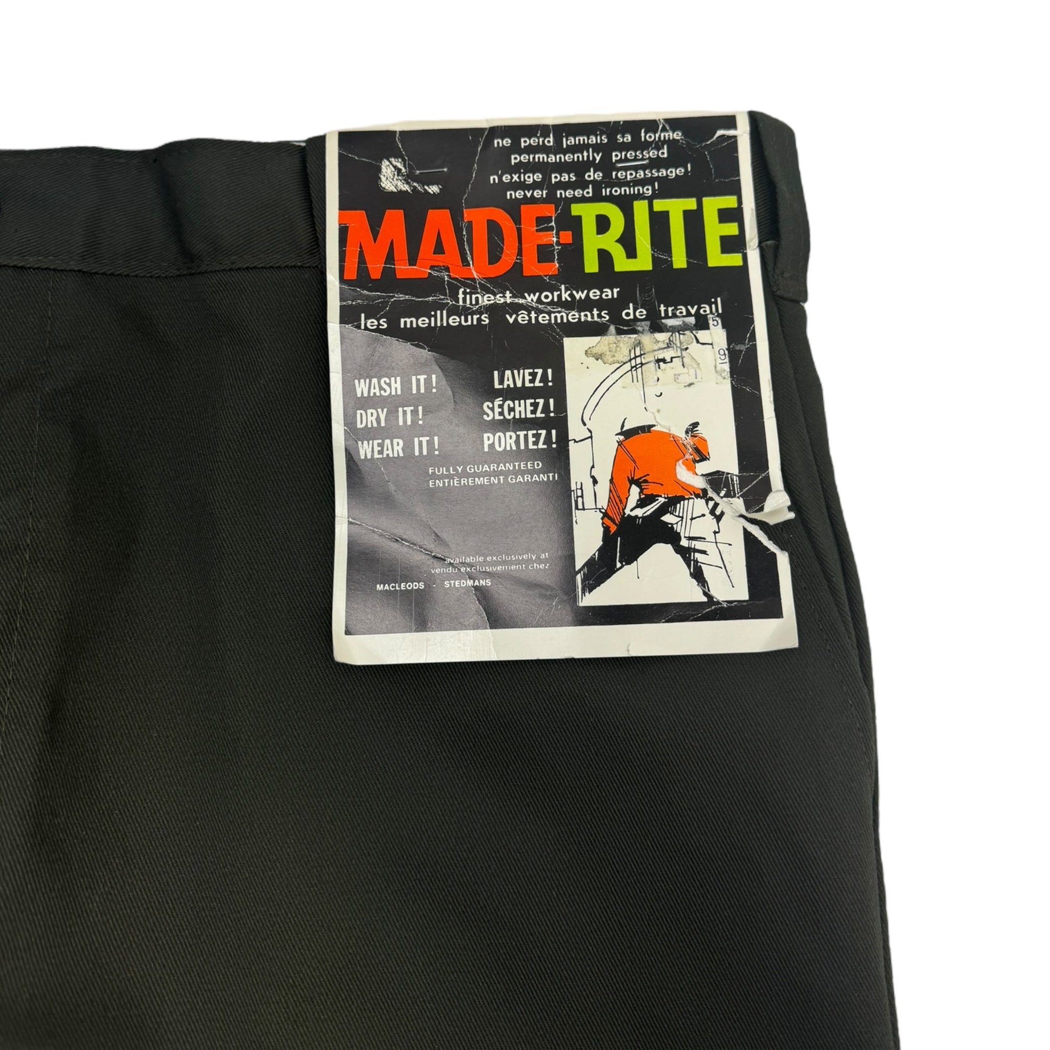 Vintage NWT Made-Rite Pleated Trousers