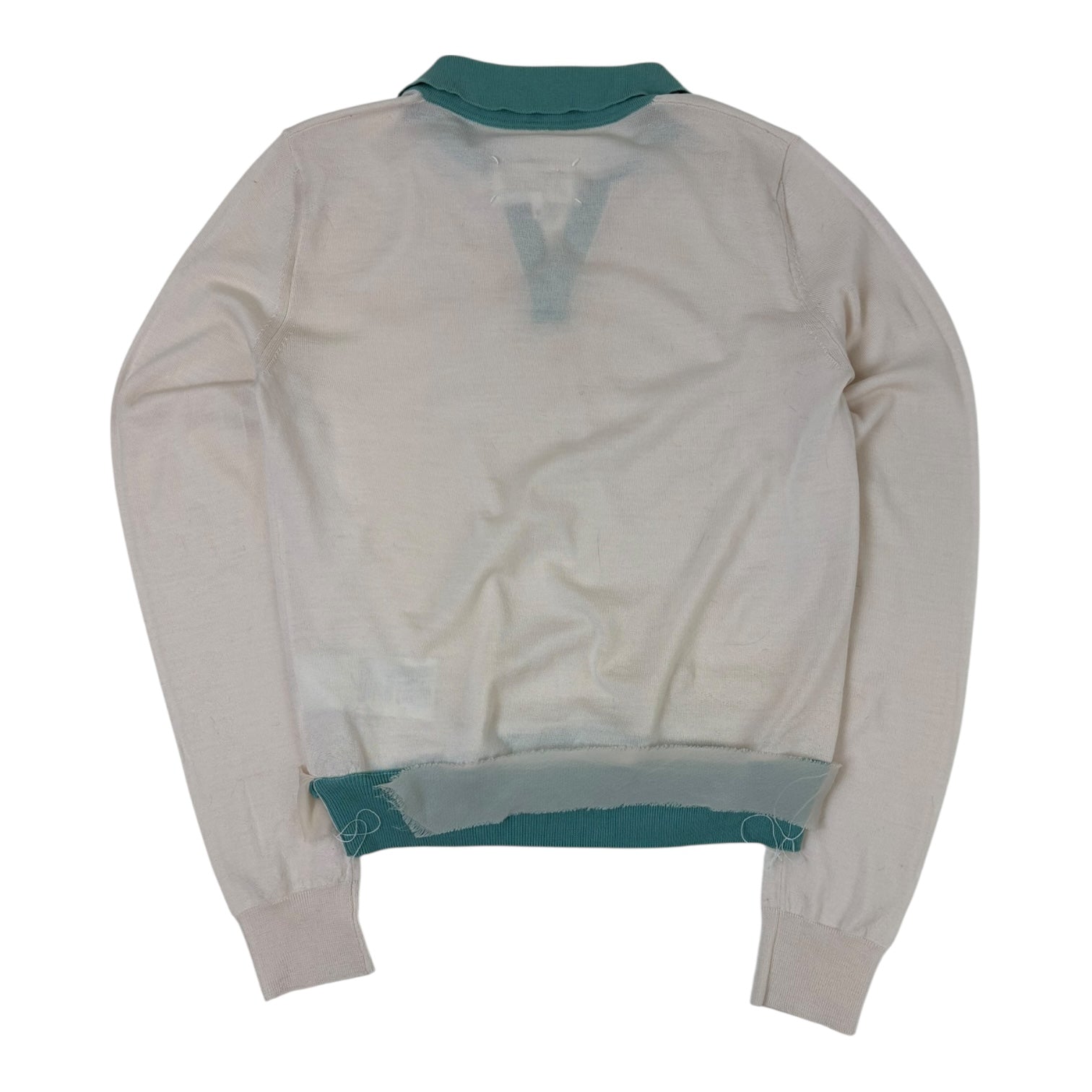 Maison Margiela Knit Polo White