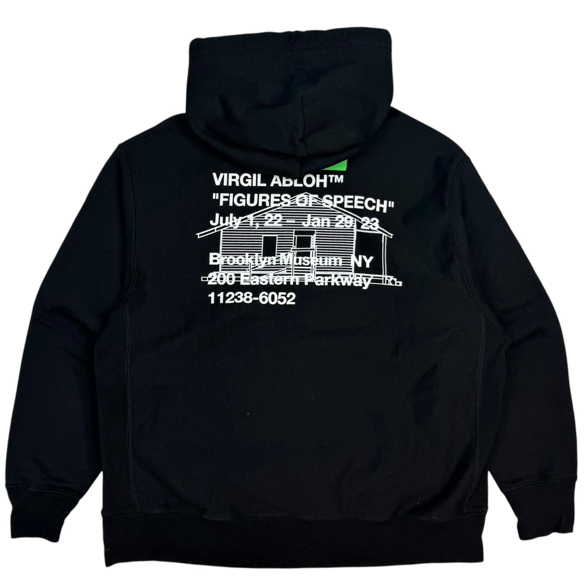 Virgil Abloh “Figures Of Speech”Exhibition Hoodie Black