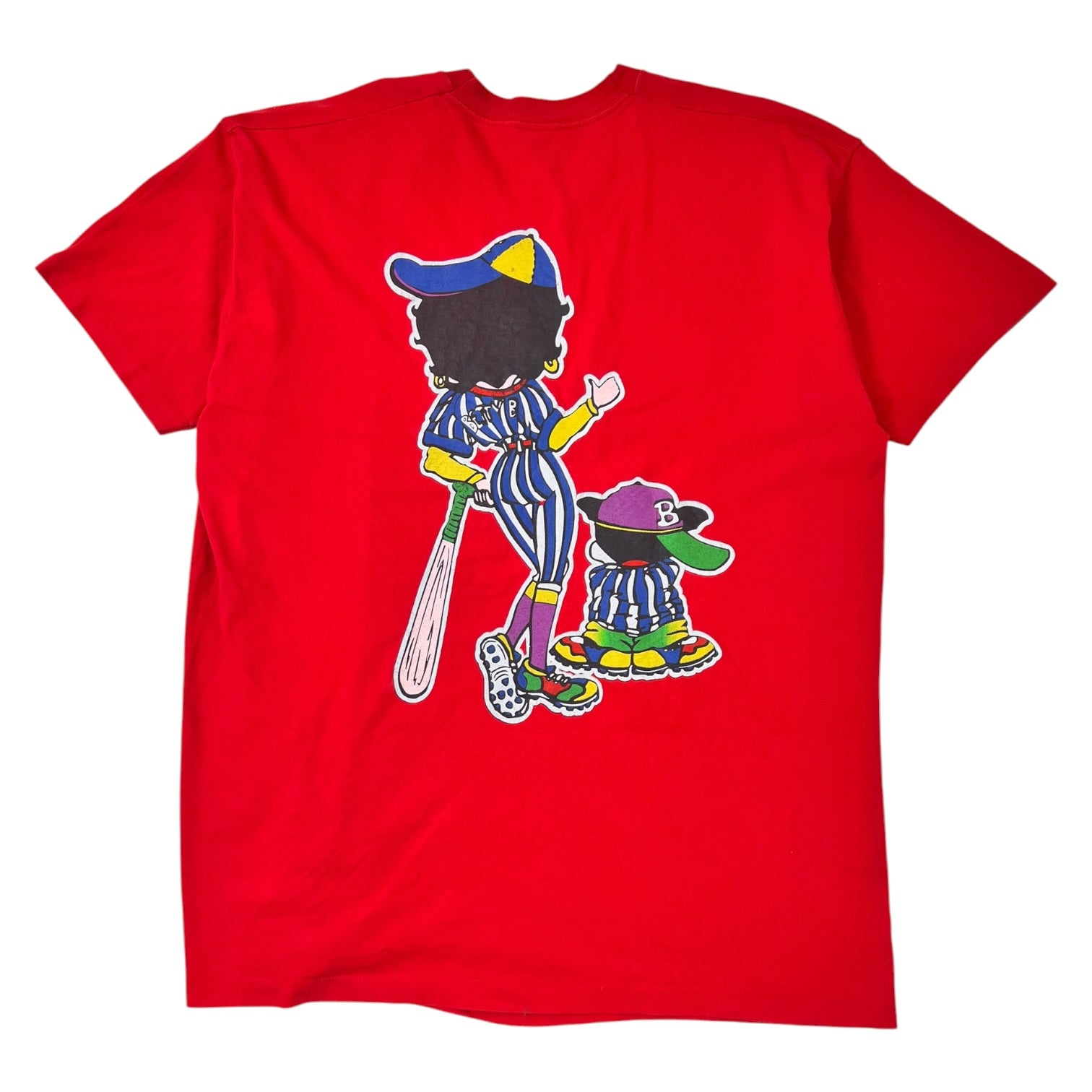 Vintage 1994 Betty Boop Baseball T-Shirt Red