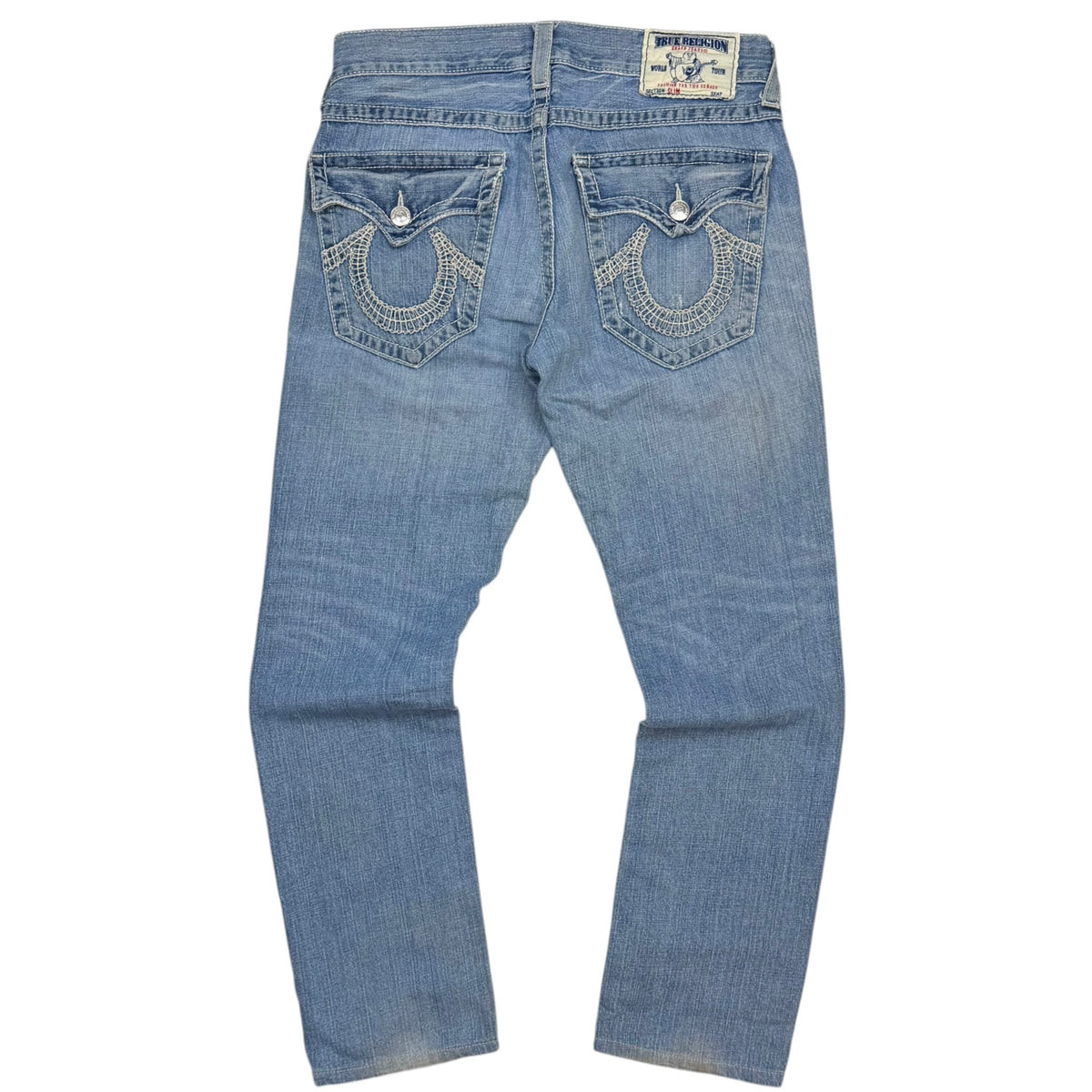 Vintage True Religion Slim Fit Jeans Blue
