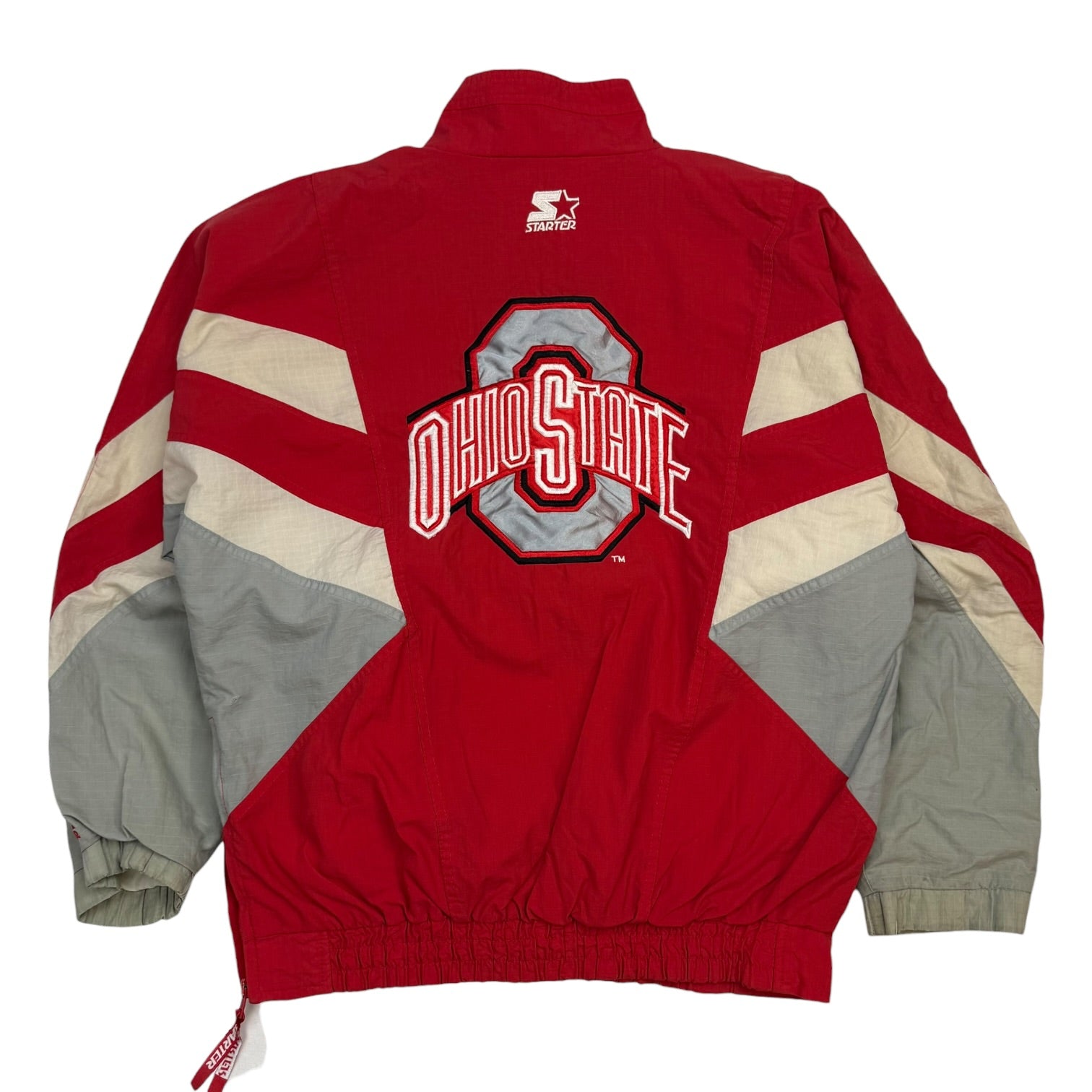 Vintage Starter Ohio State Anorak Jacket Red/Black