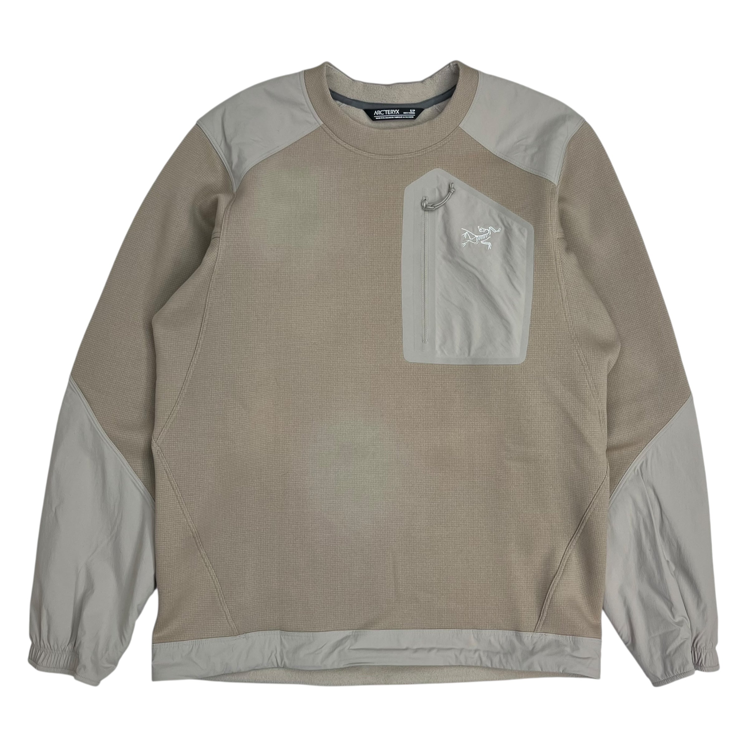 Arc’teryx Konseal Pullover Crewneck Sand Brown/Canvas