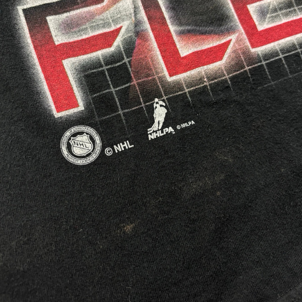 Vintage Pro Player Calgary Flames Theoren Fleury T-Shirt Black