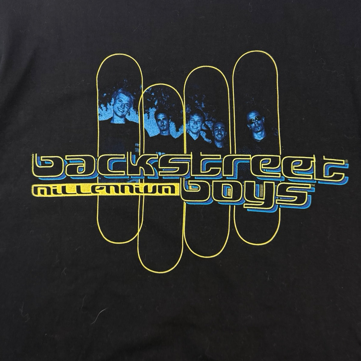 2000 Backstreet Boys "Millennium Boys" Boy Band T-Shirt Black
