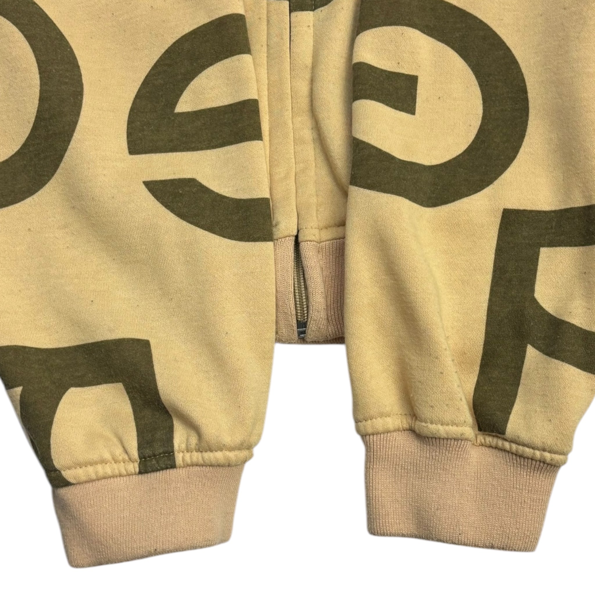 Y2K LRG All Over Zip Up Hoodie Dijon