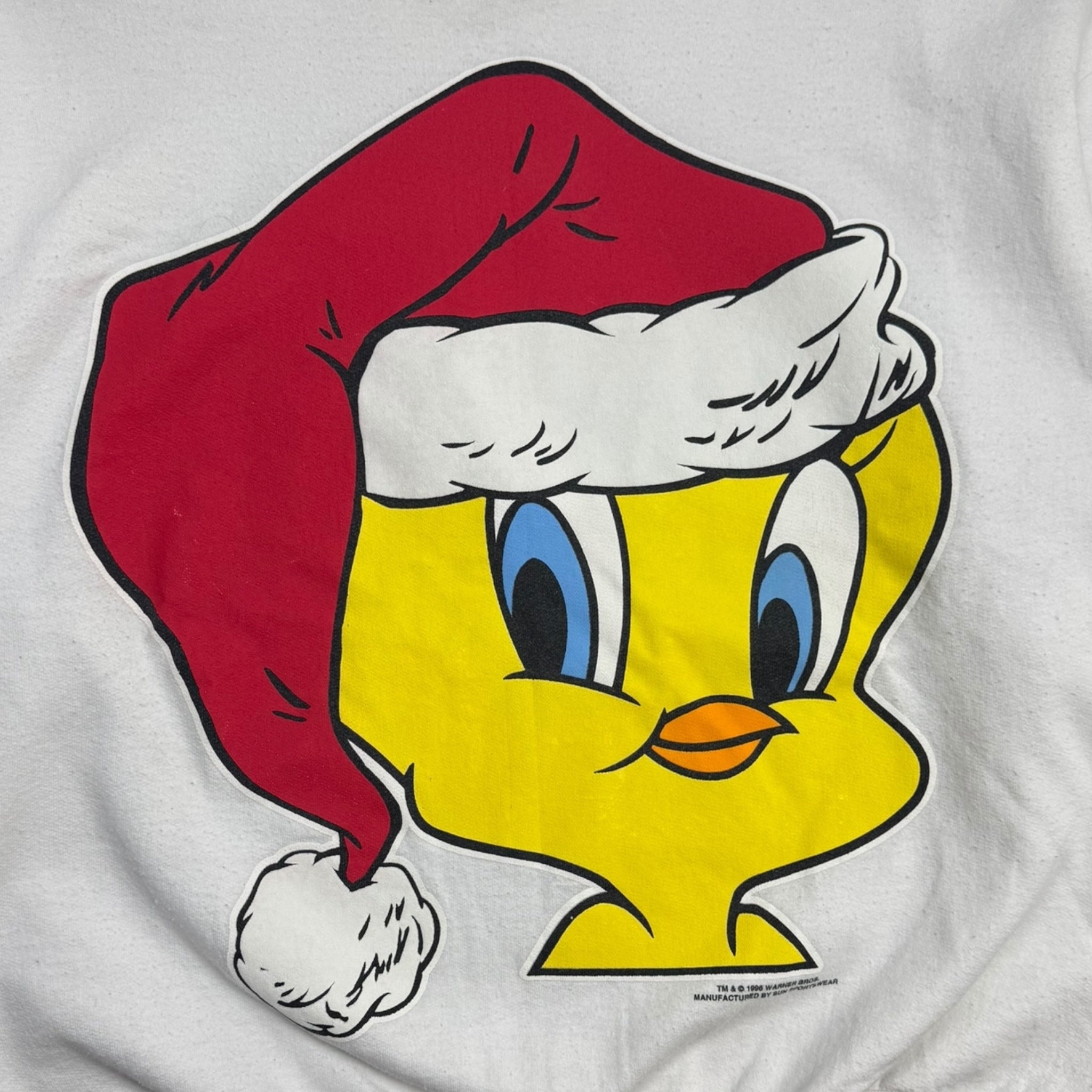 Vintage Tweety Santa Hat Crewneck