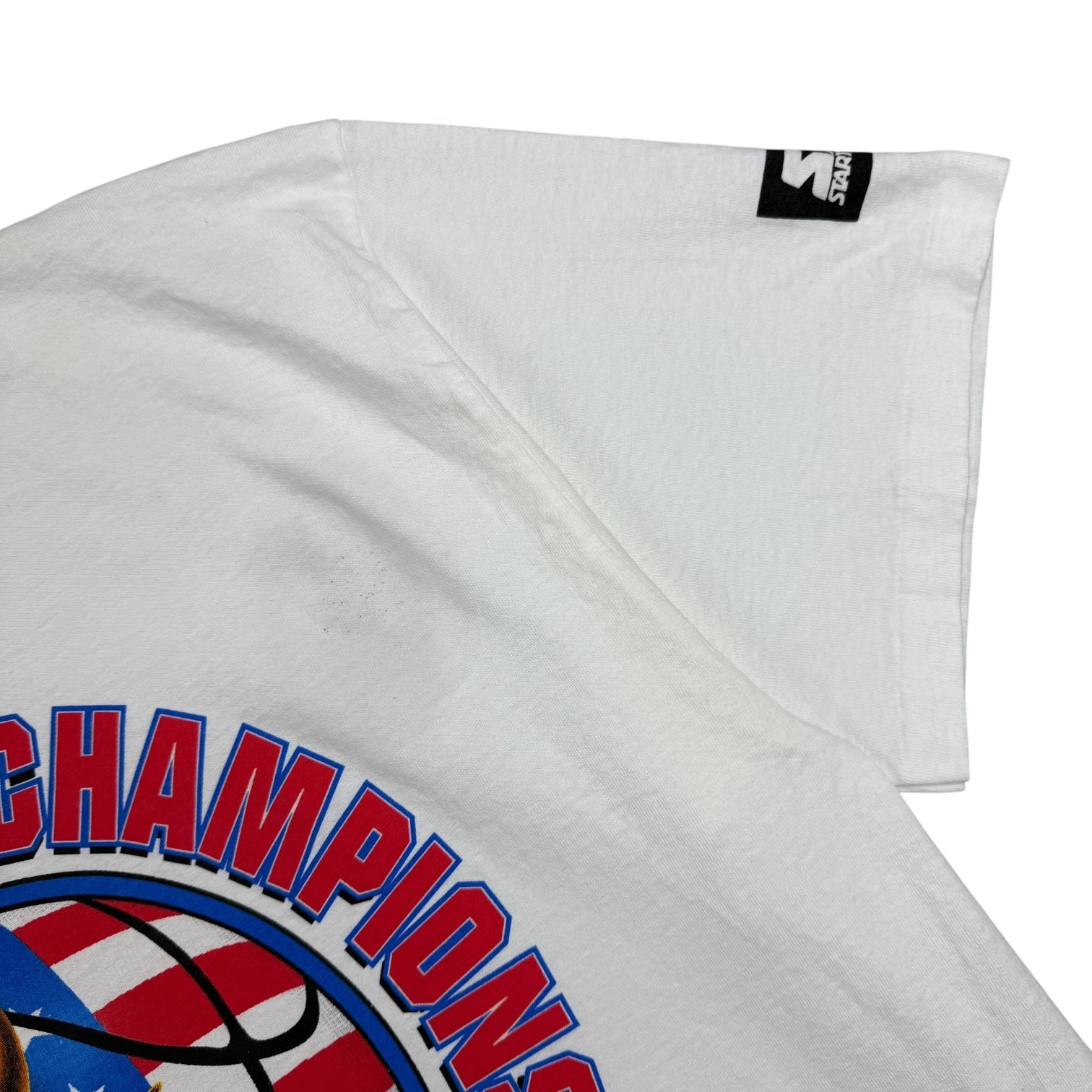 1995 Starter Houston Rockets NBA Champs Tee White