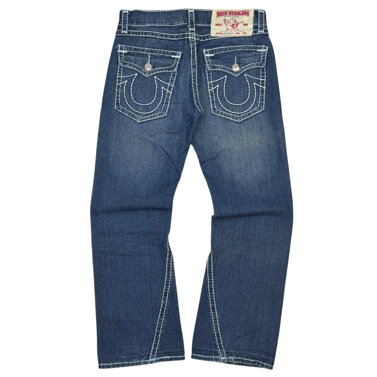 Vintage True Religion Joey Super T Flared Jeans Blue