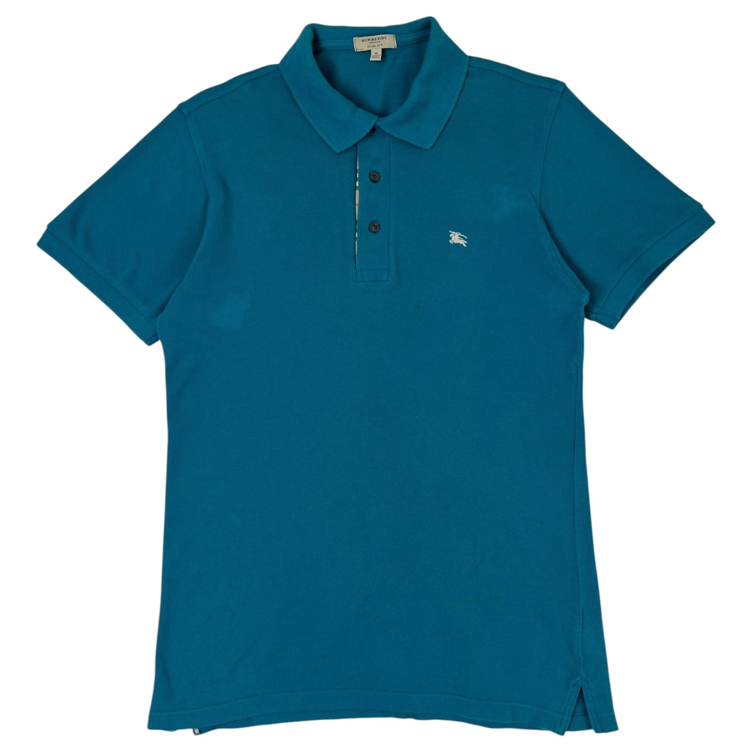 Burberry Logo Polo Shirt Blue