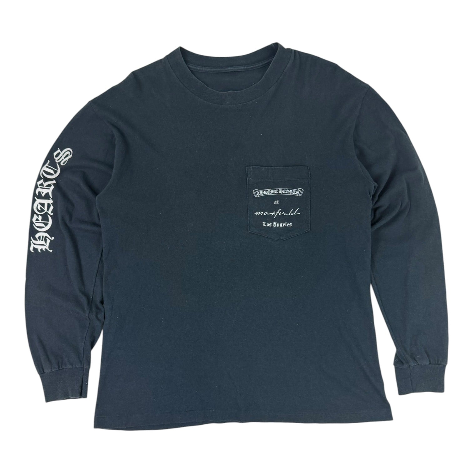 Vintage Chrome Hearts Maxfield Los Angeles Long Sleeve Black