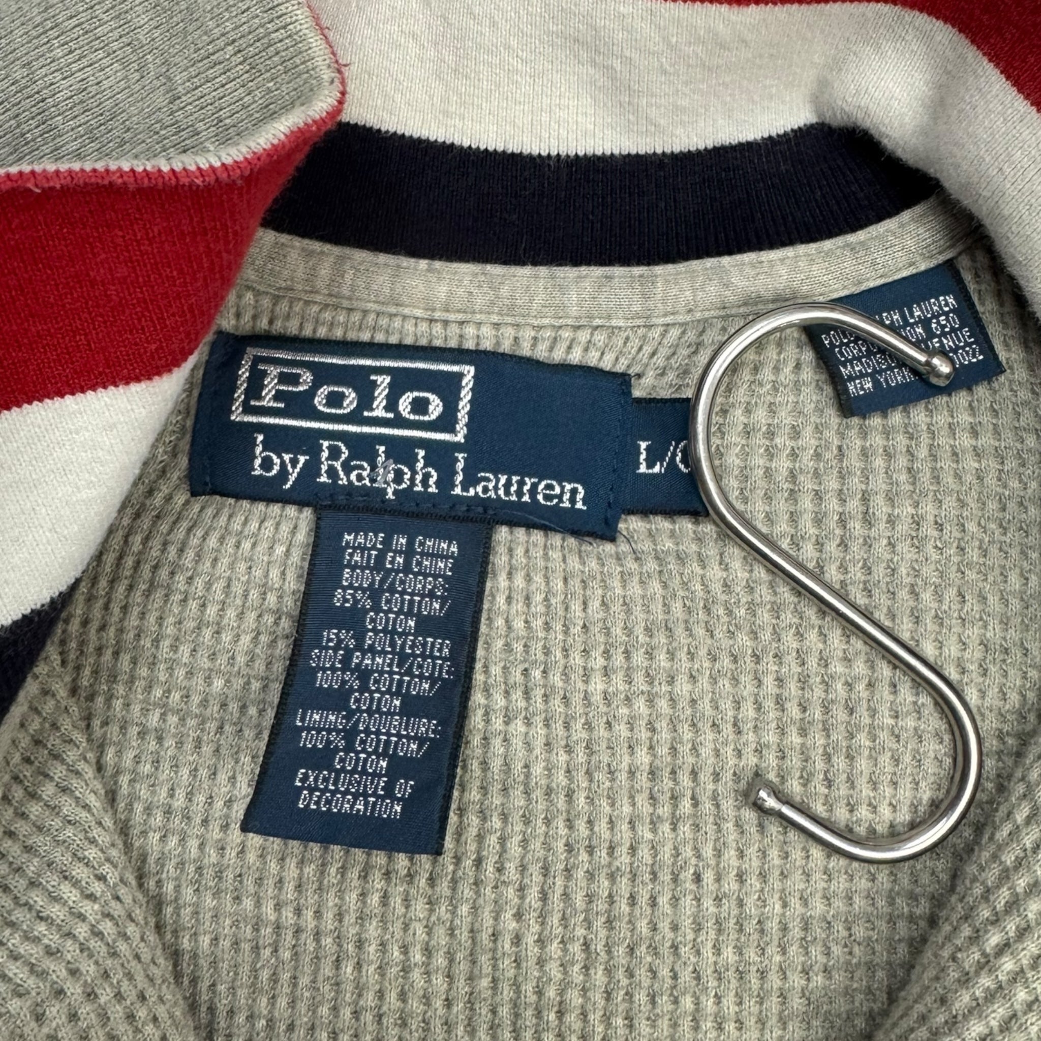 Vintage Polo Ralph Lauren Waffle Lined Full Zip