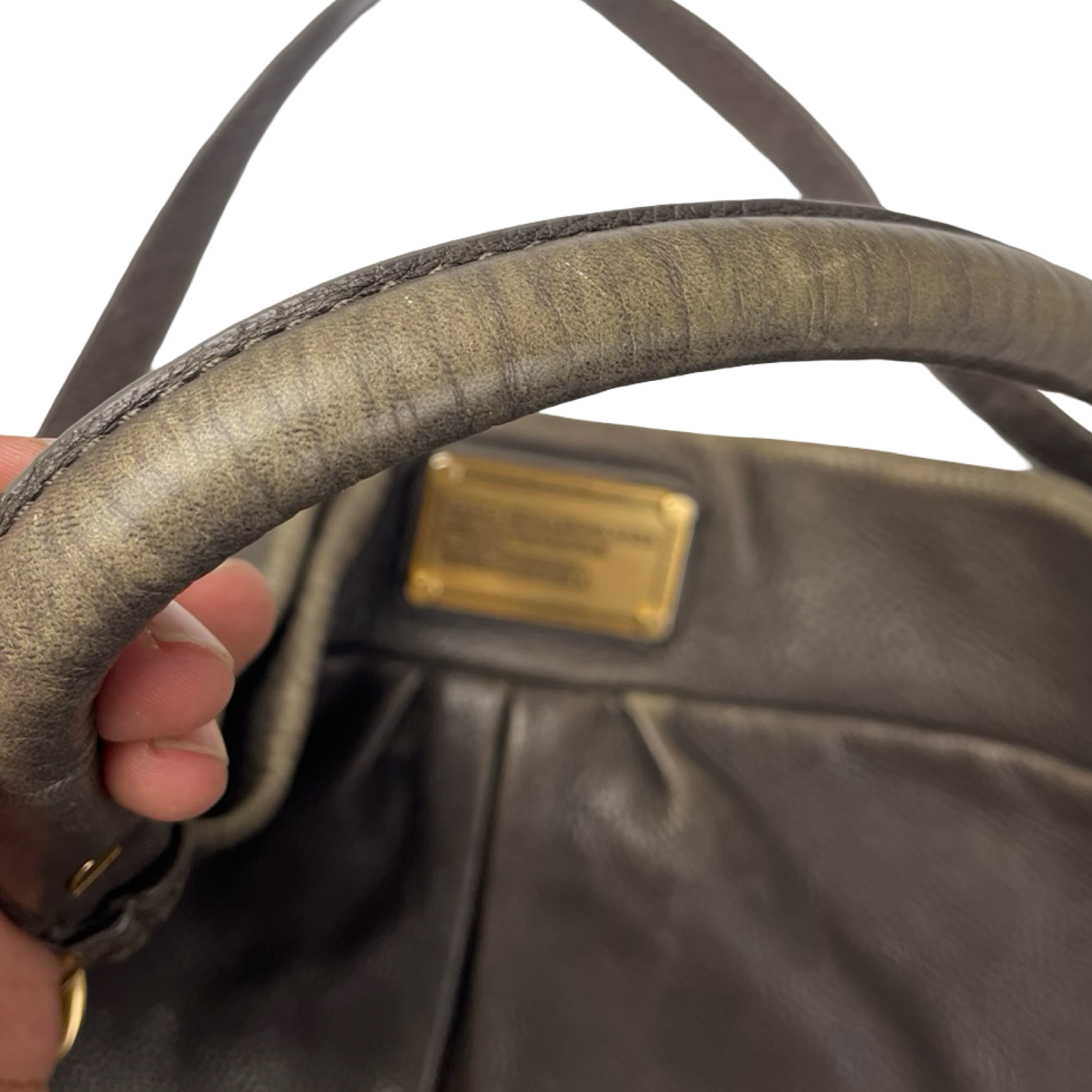 (W) Marc by Marc Jacobs Classic Q Hillier Hobo Bag Taupe