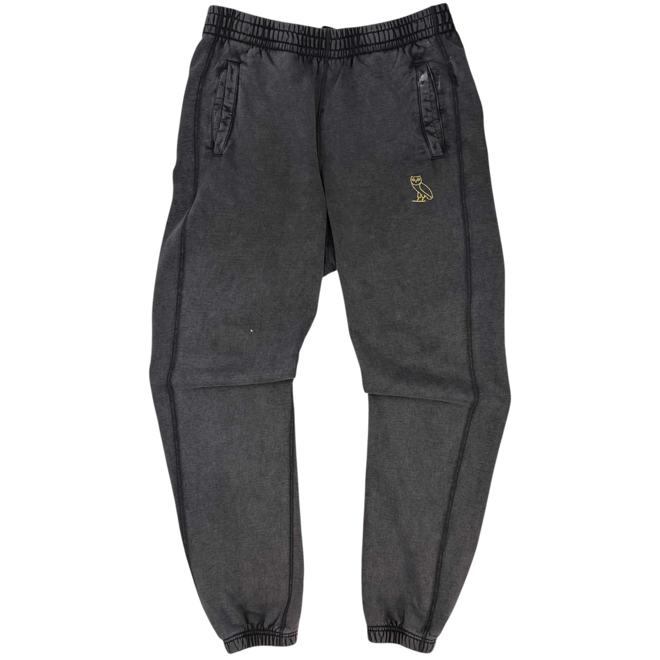 OVO Garment Dyed Sweatpants Black